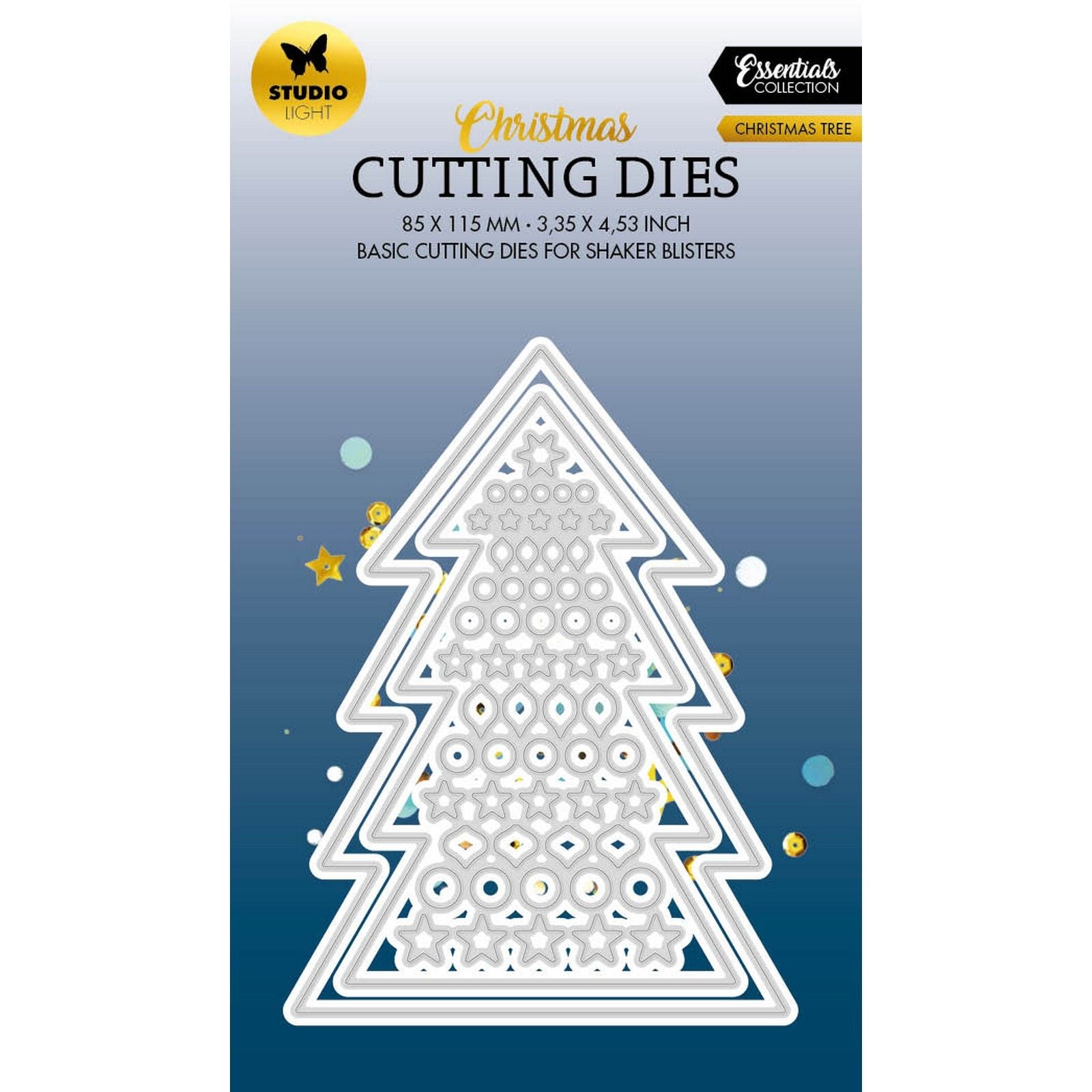 Studio Light • Matrices de découpe essentielles pour arbre de Noël