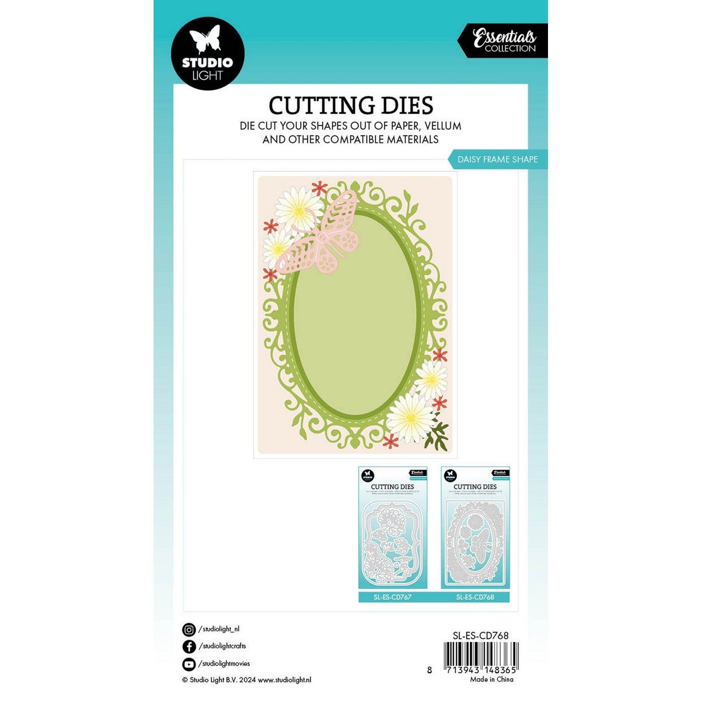 Lampe de studio • essentiels pour découper la forme du cadre en marguerite