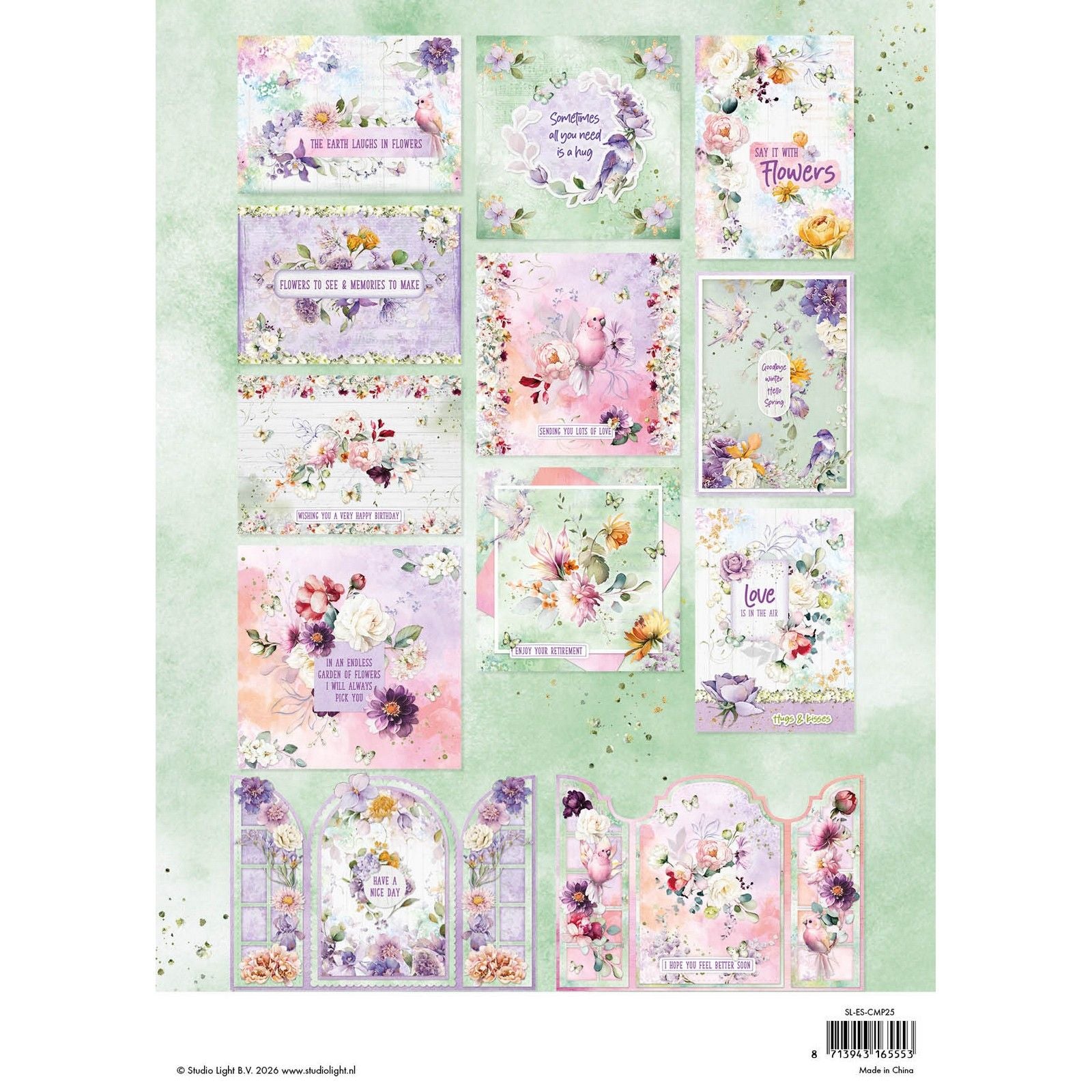 Studio Light • essentiels pour la fabrication de cartes : fleurs