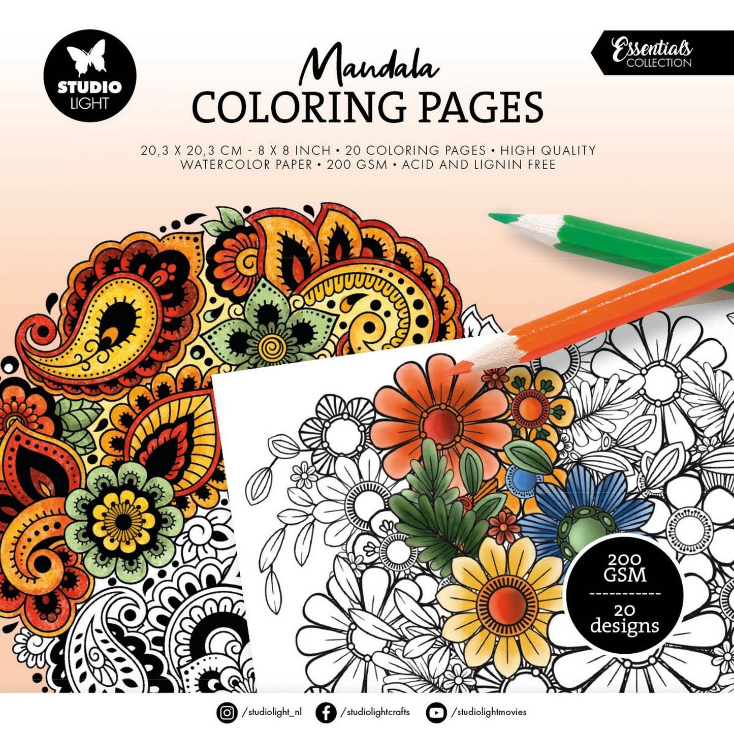 Studio Light • Coloriages essentiels mandala