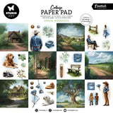 Studio Light • Essentials Collage Bloc de papier Denim Weekends - afbeelding 1