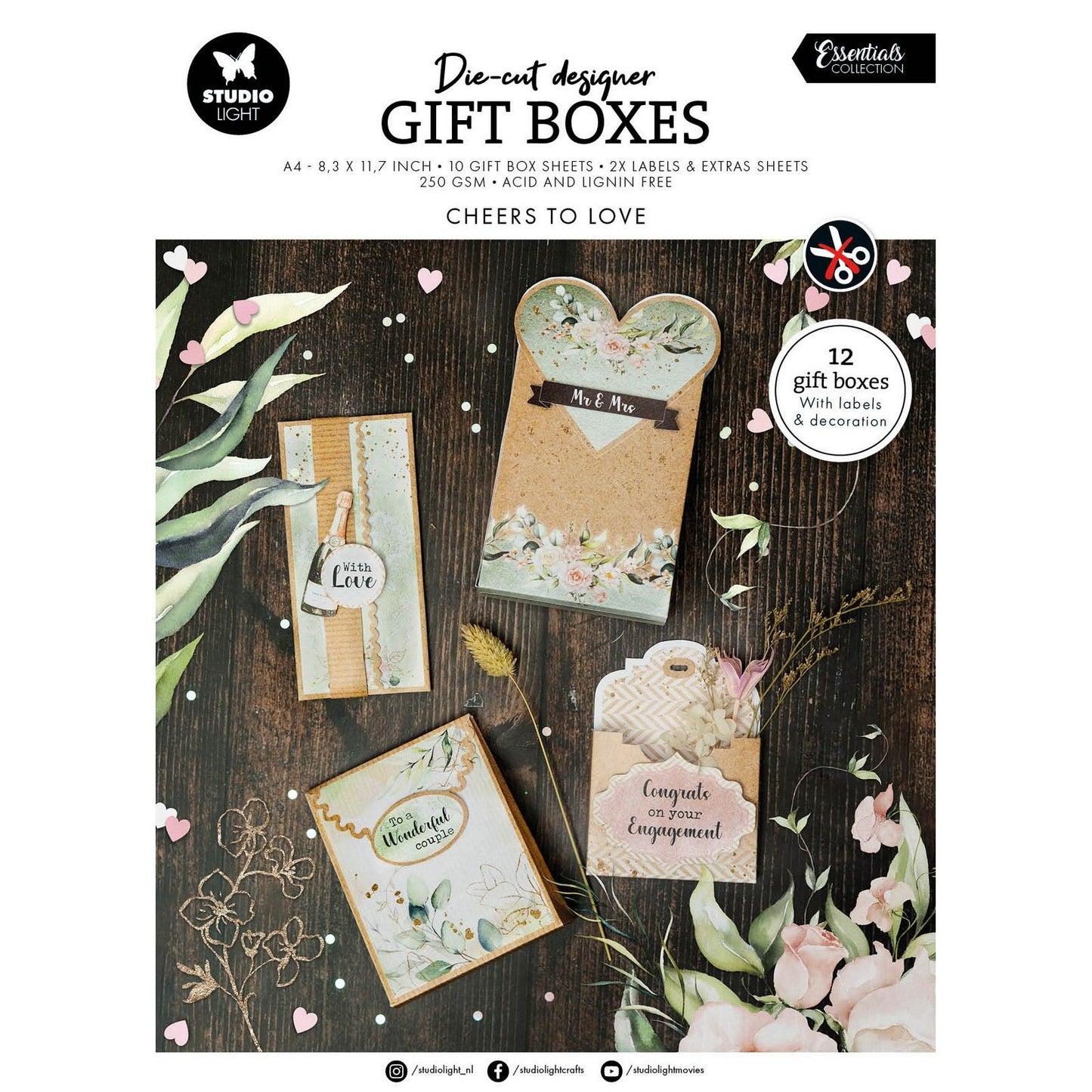 Studio Light • Essentiels bricolage coffrets cadeaux le jour du mariage
