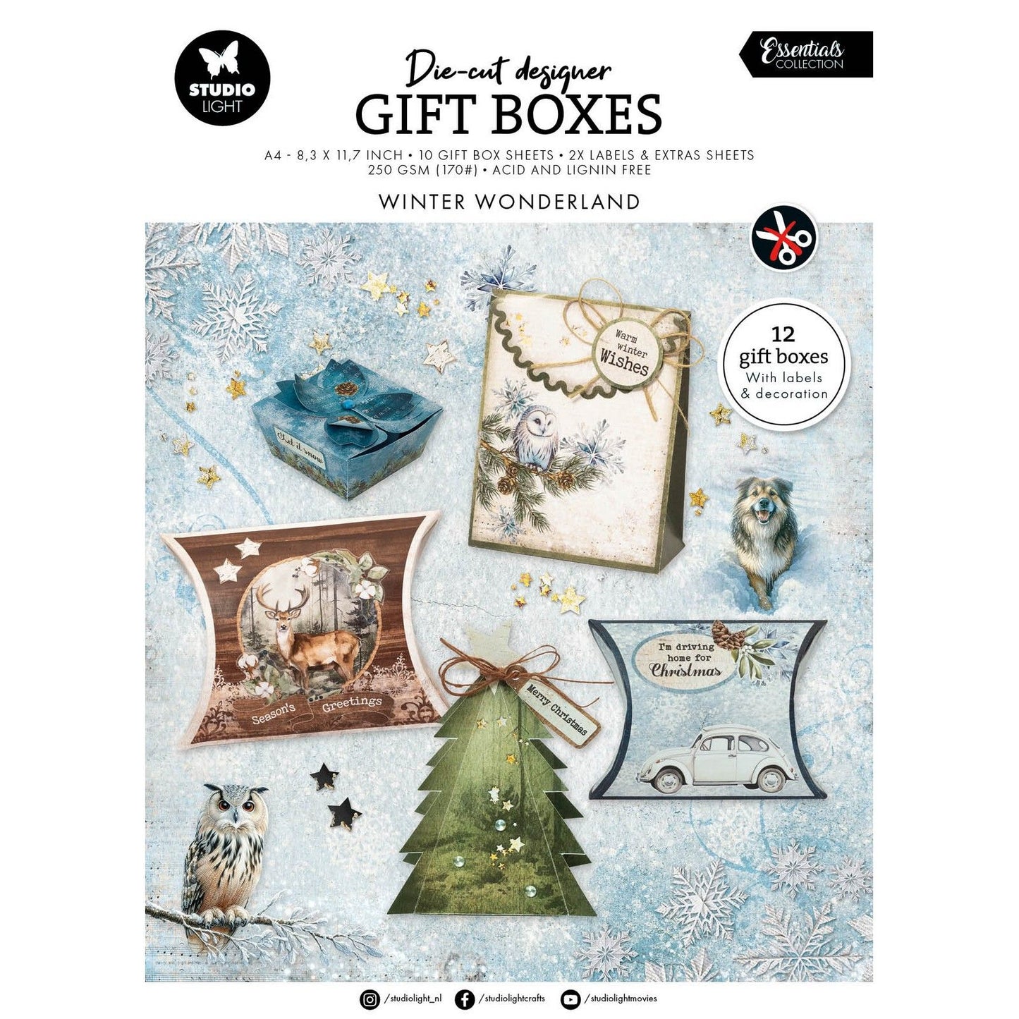 Studio Light • Essentiels, coffrets cadeaux DIY, pays des merveilles d'hiver