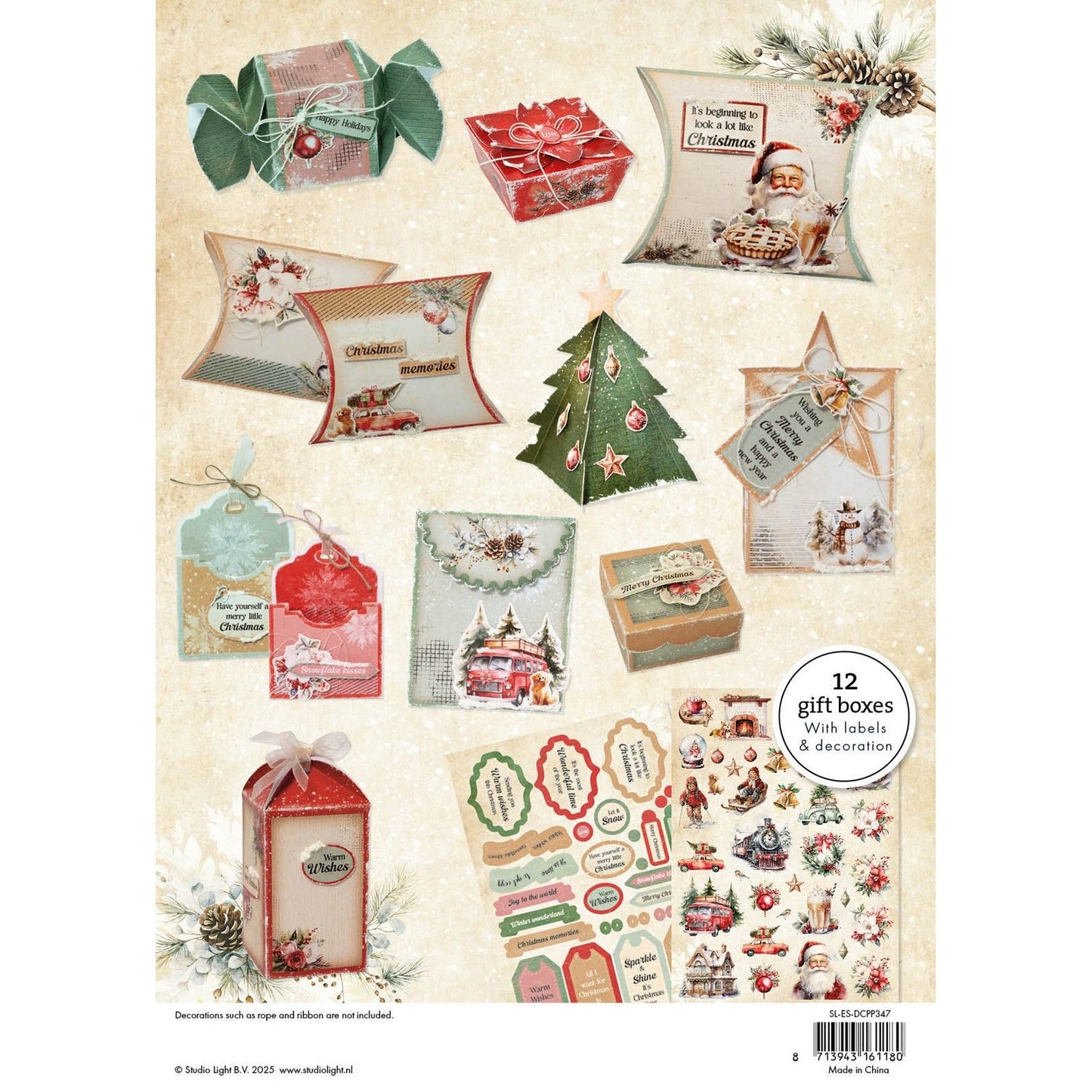 Studio light • essentiels coffrets cadeaux bricolage cadeaux de Noël