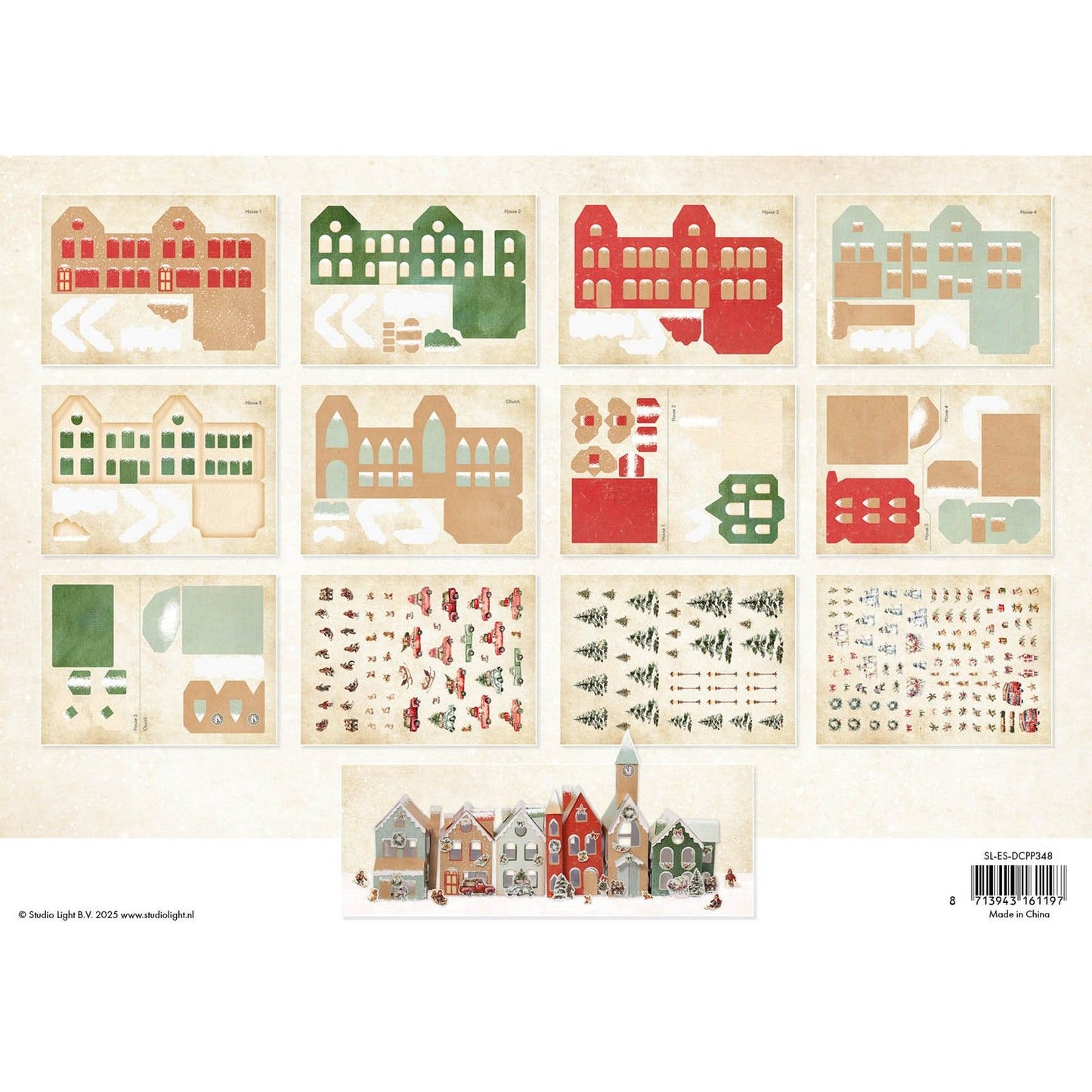 Studio Light • Essentiels du village de bricolage du village de Noël