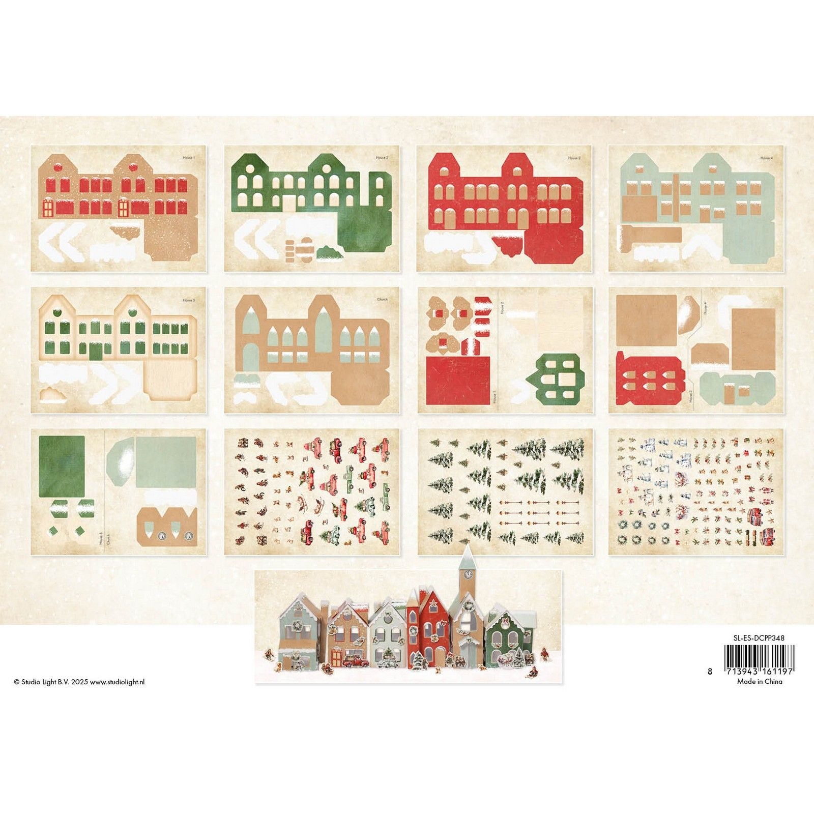 Studio Light • Essentiels du village de bricolage du village de Noël