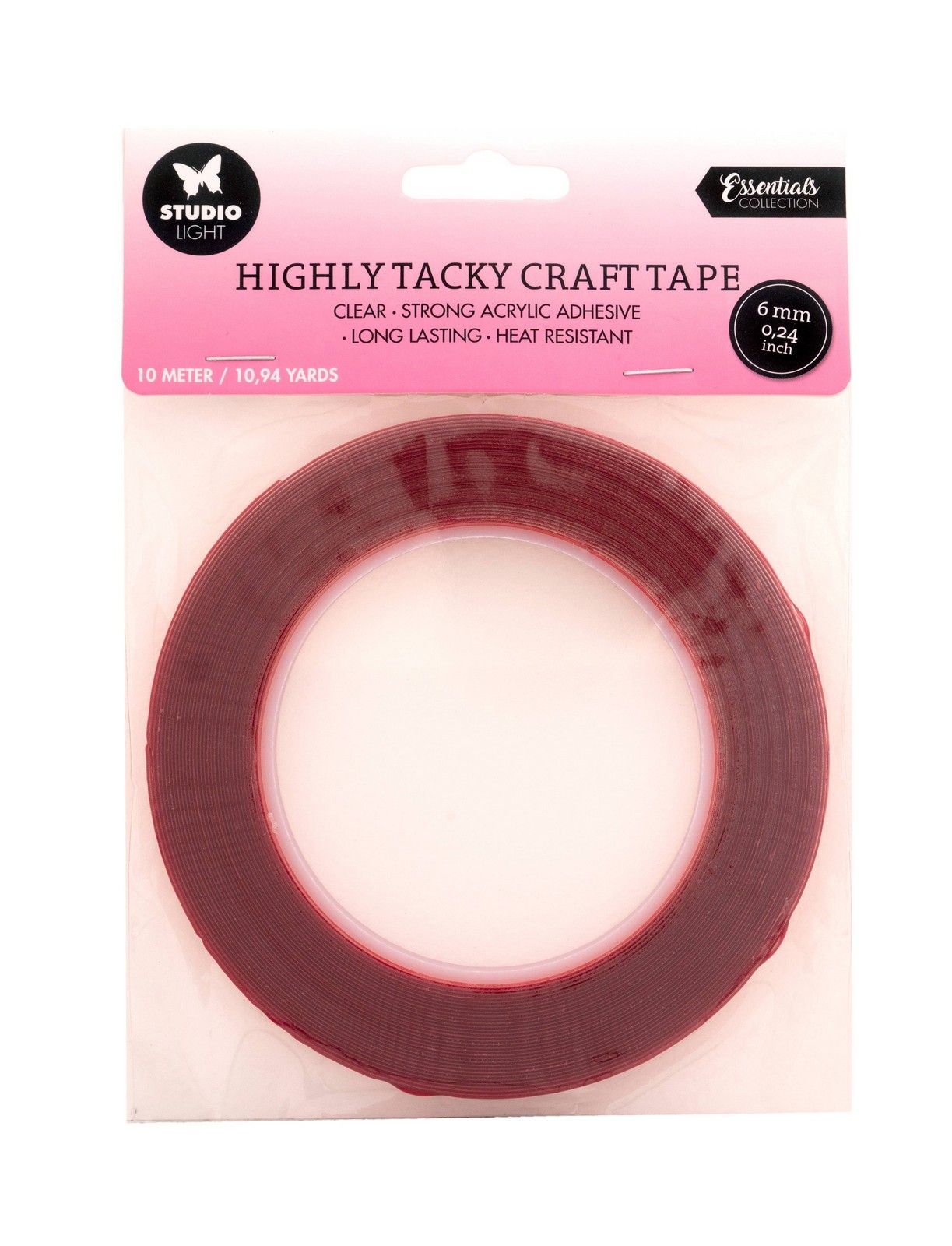 Studio Light • Ruban adhésif double face hautement collant 6 mm