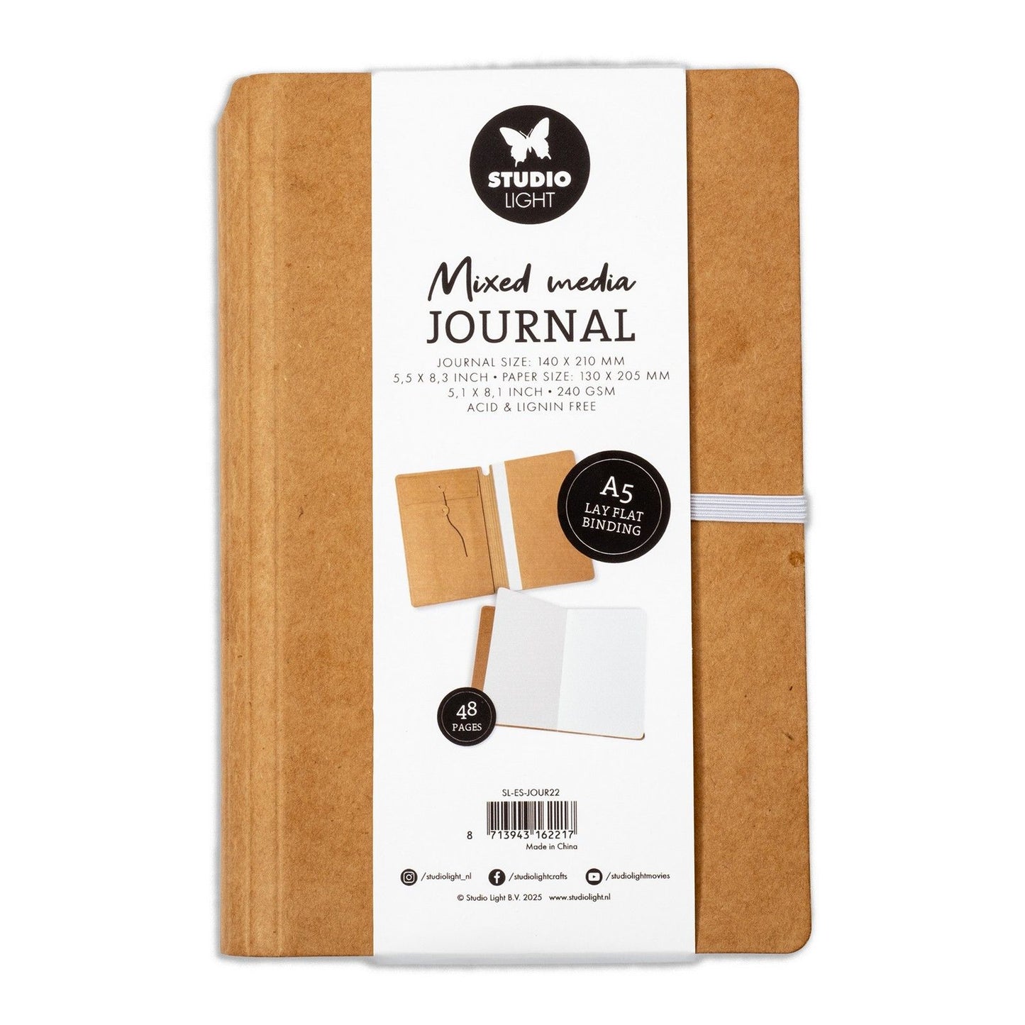 Studio Light • Essentials Journal multimédia mixte format A5