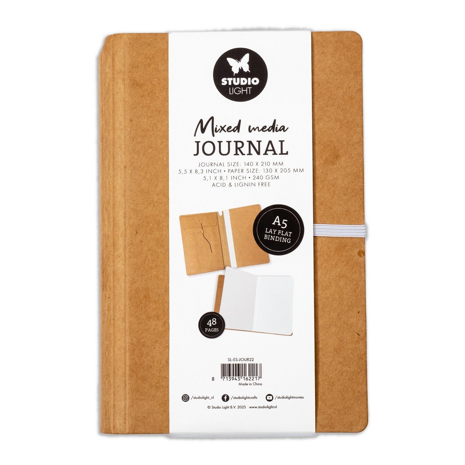Studio Light • Essentials Journal multimédia mixte format A5