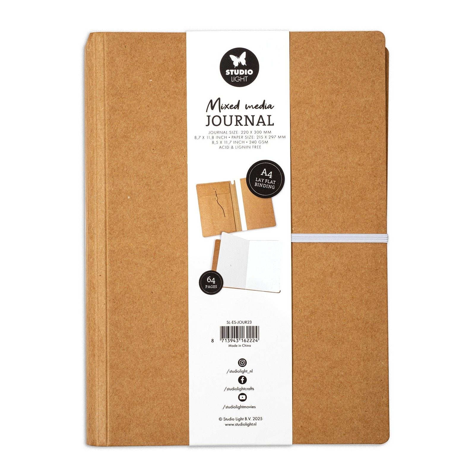 Studio Light • Essentials Journal multimédia mixte format A4