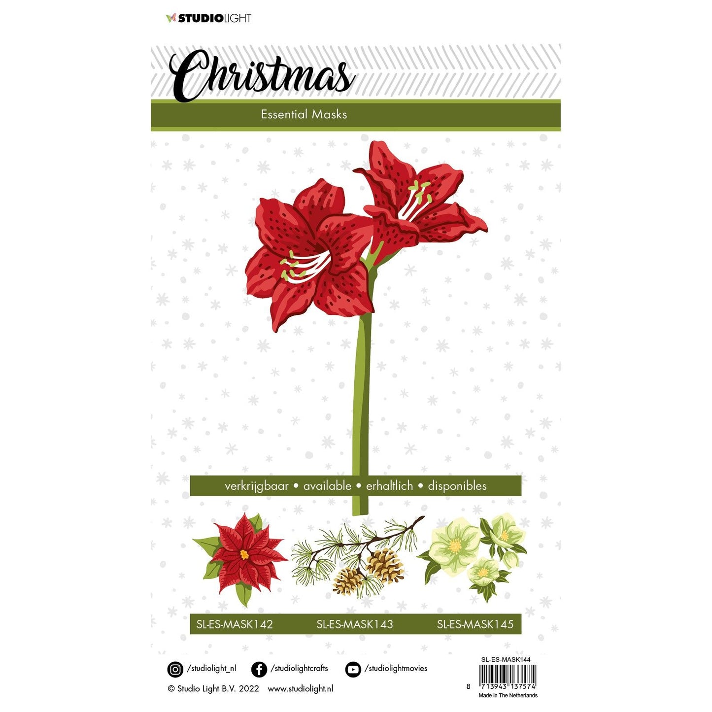 Studio light • pochoir masque essentiel amaryllis