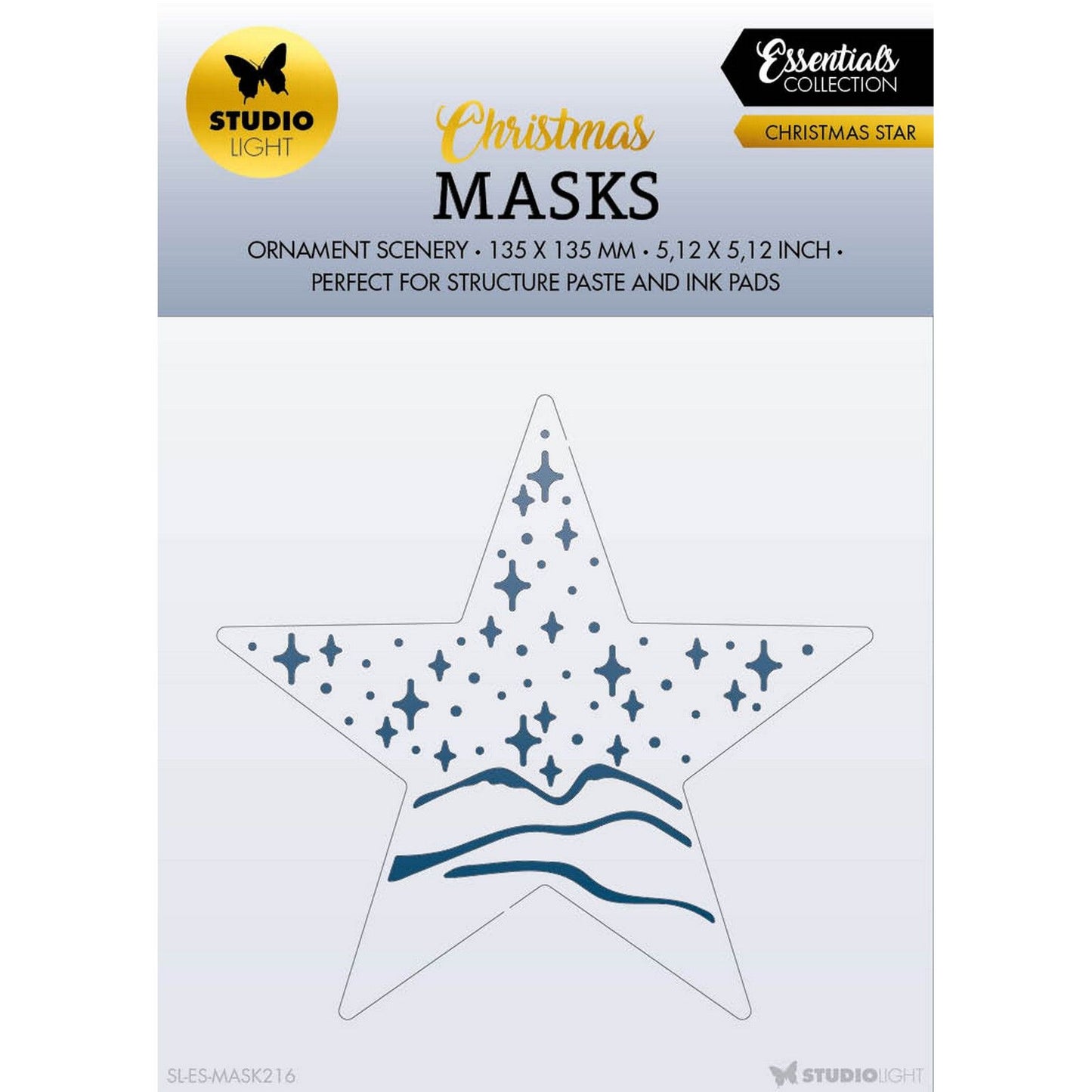 Lampe de studio • masque essentiel étoile de Noël