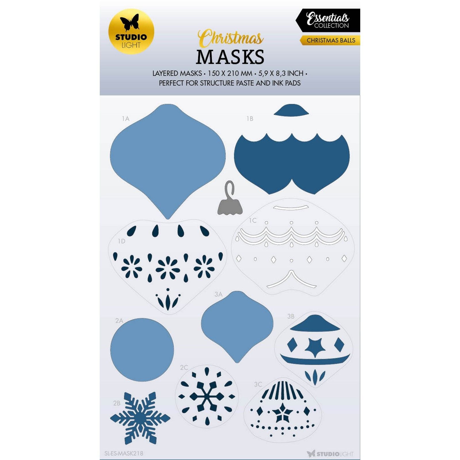 Lampe de studio • Masque essentiel Boules de Noël