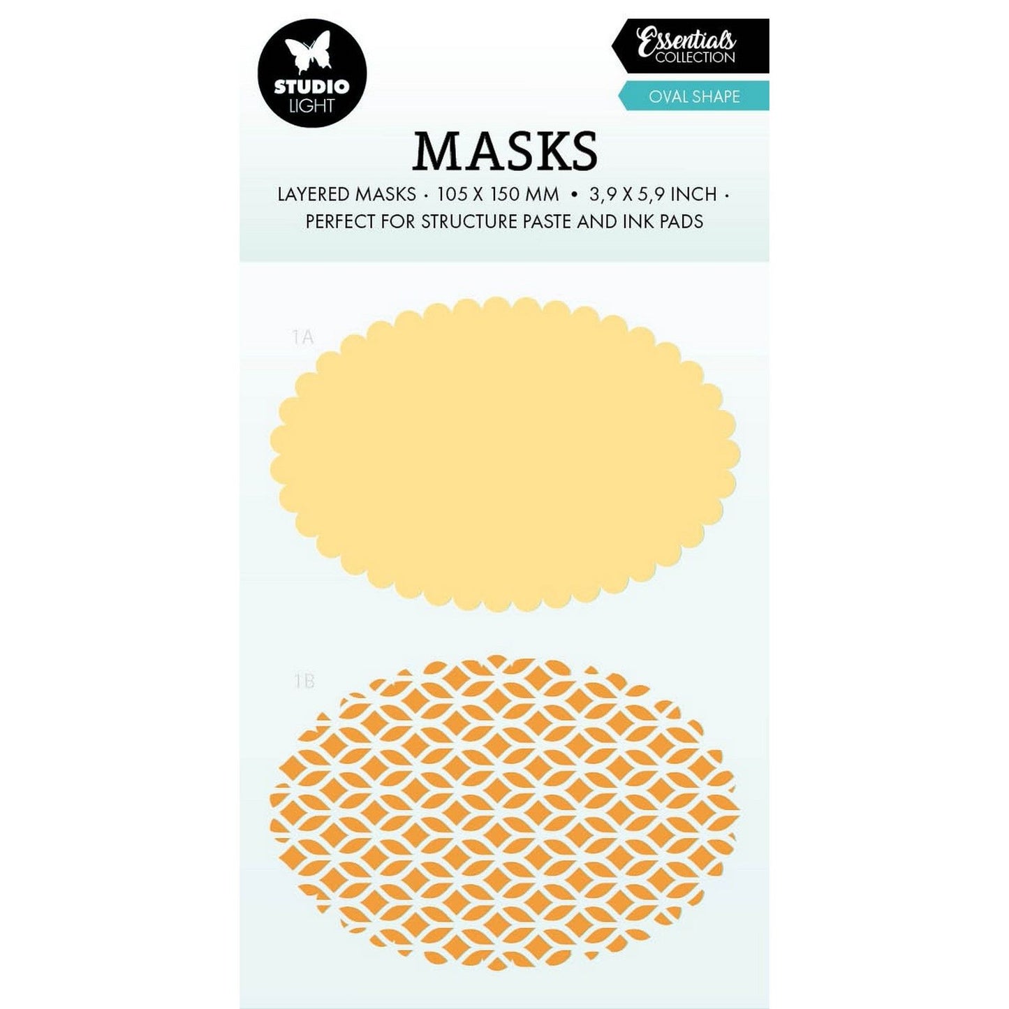 Studio light • masques essentiels forme ovale