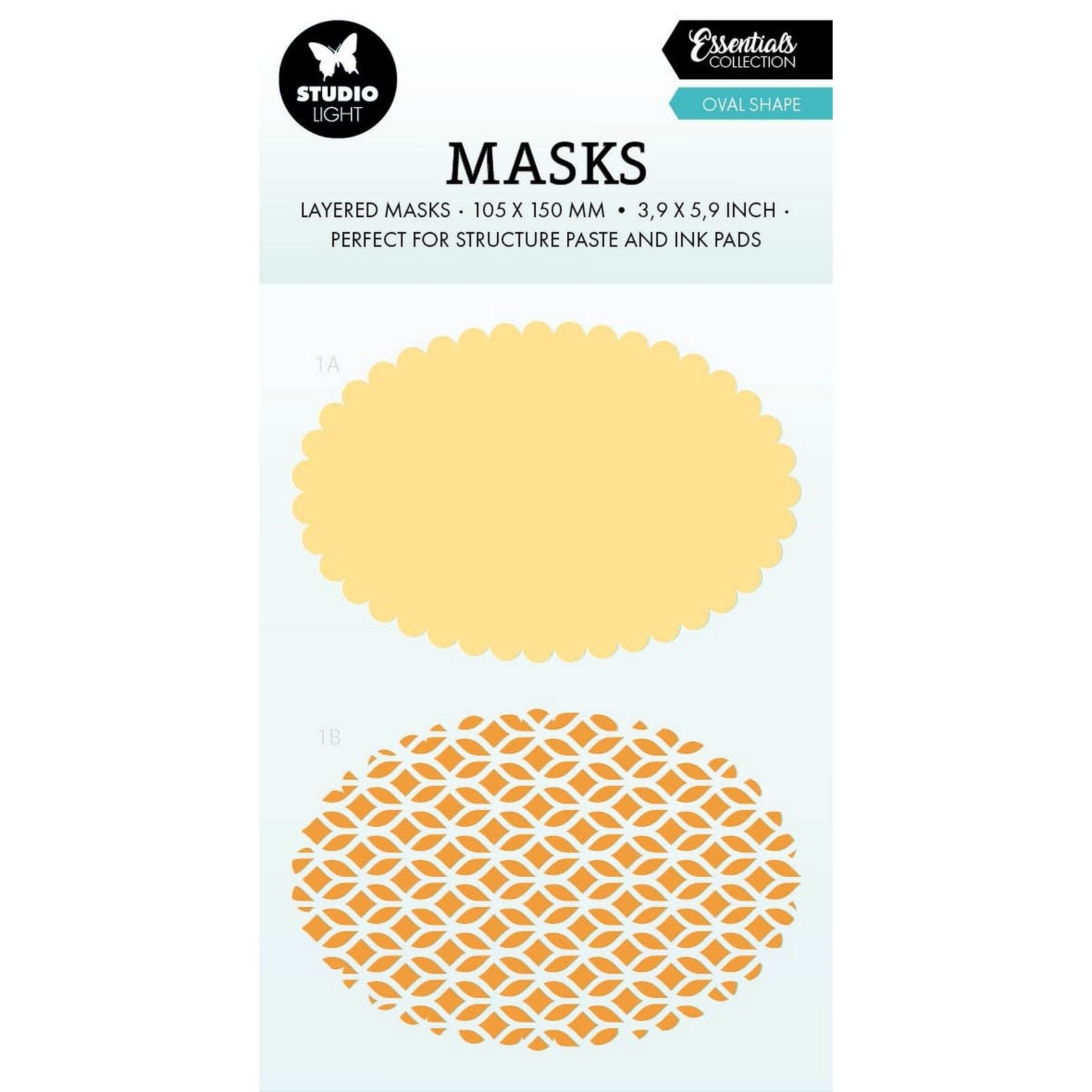 Studio light • masques essentiels forme ovale