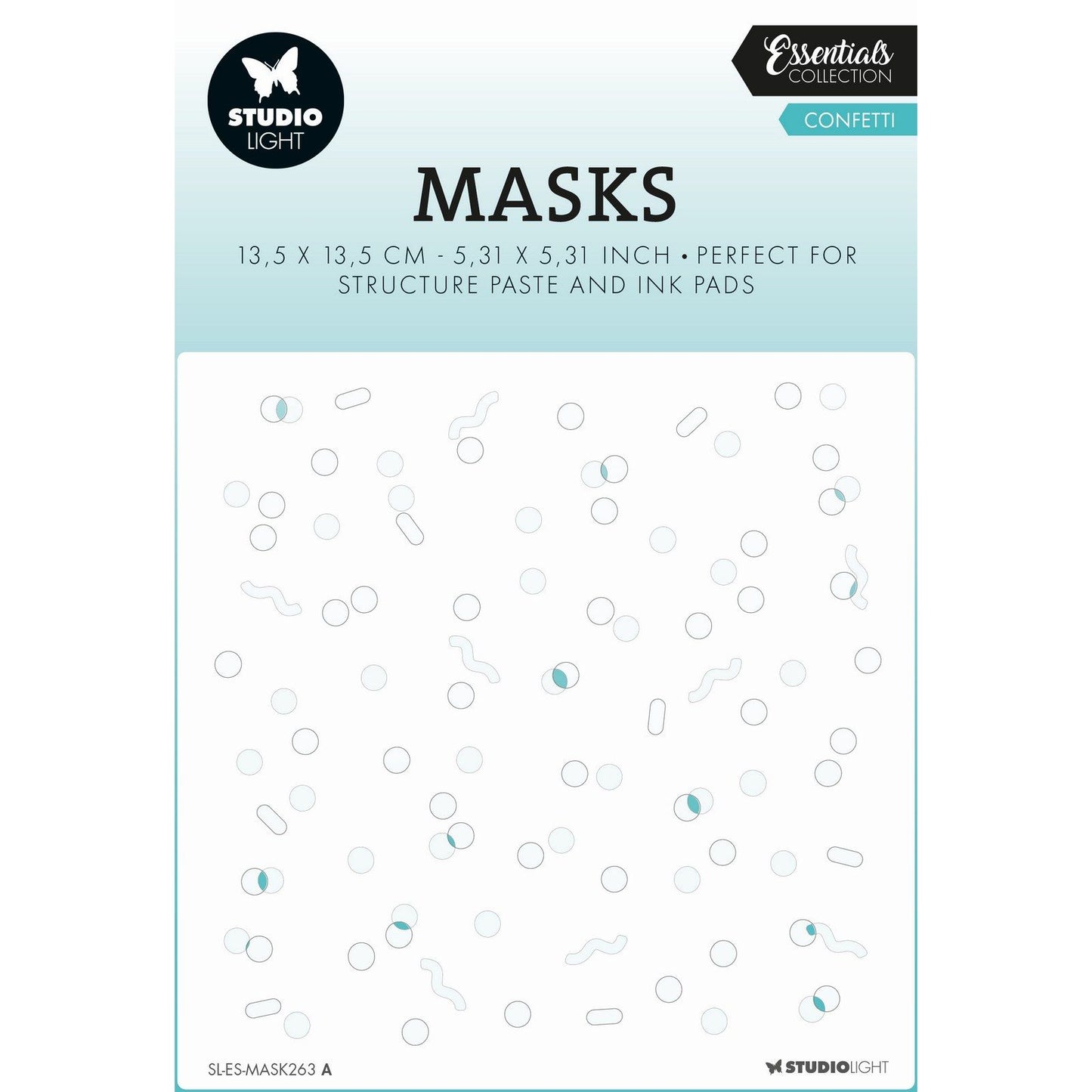 Studio Light • Confettis de pochoir de masque essentiels