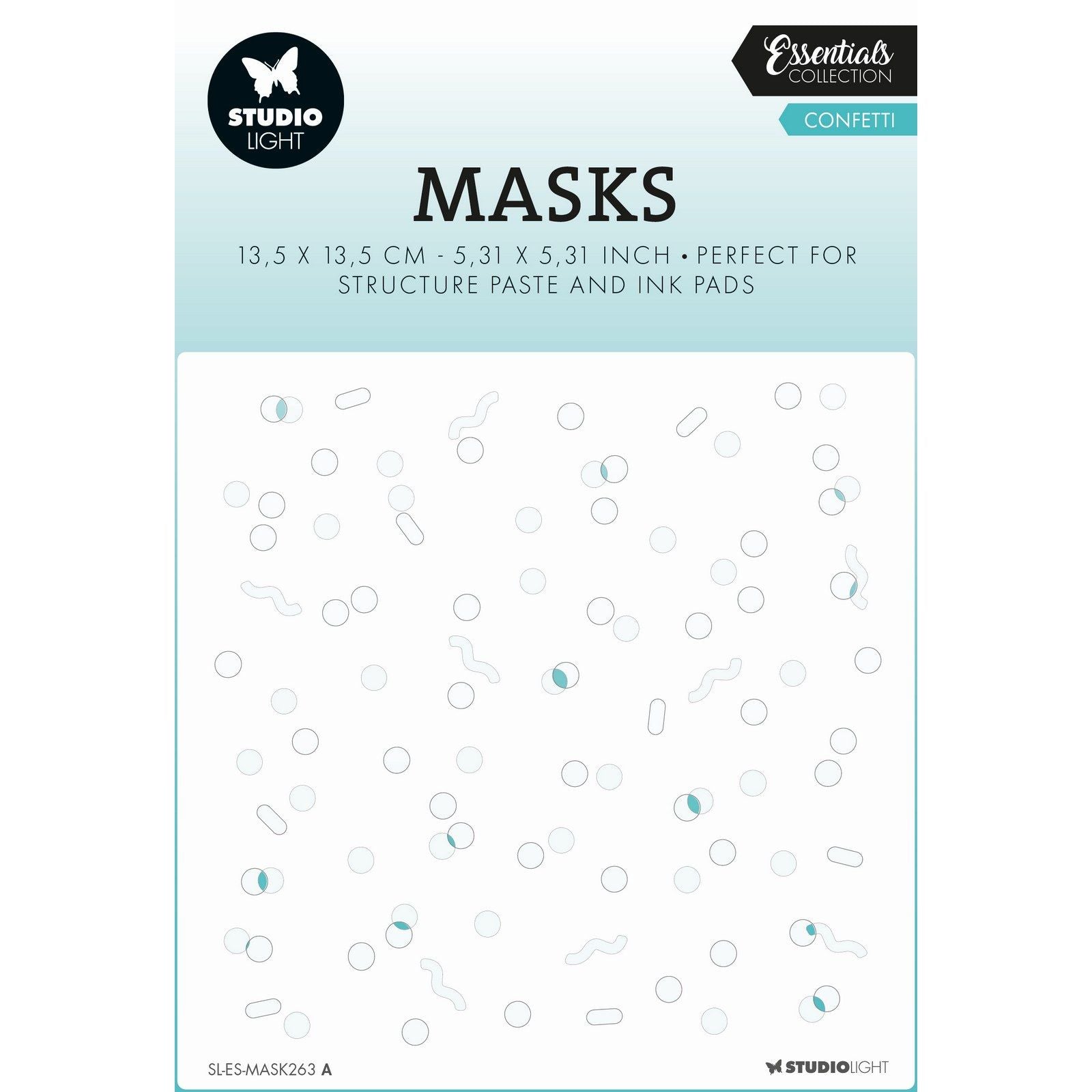 Studio Light • Confettis de pochoir de masque essentiels
