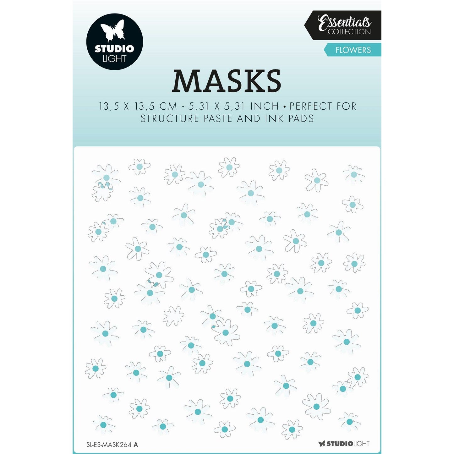 Studio Light • Fleurs au pochoir pour masque essentiel