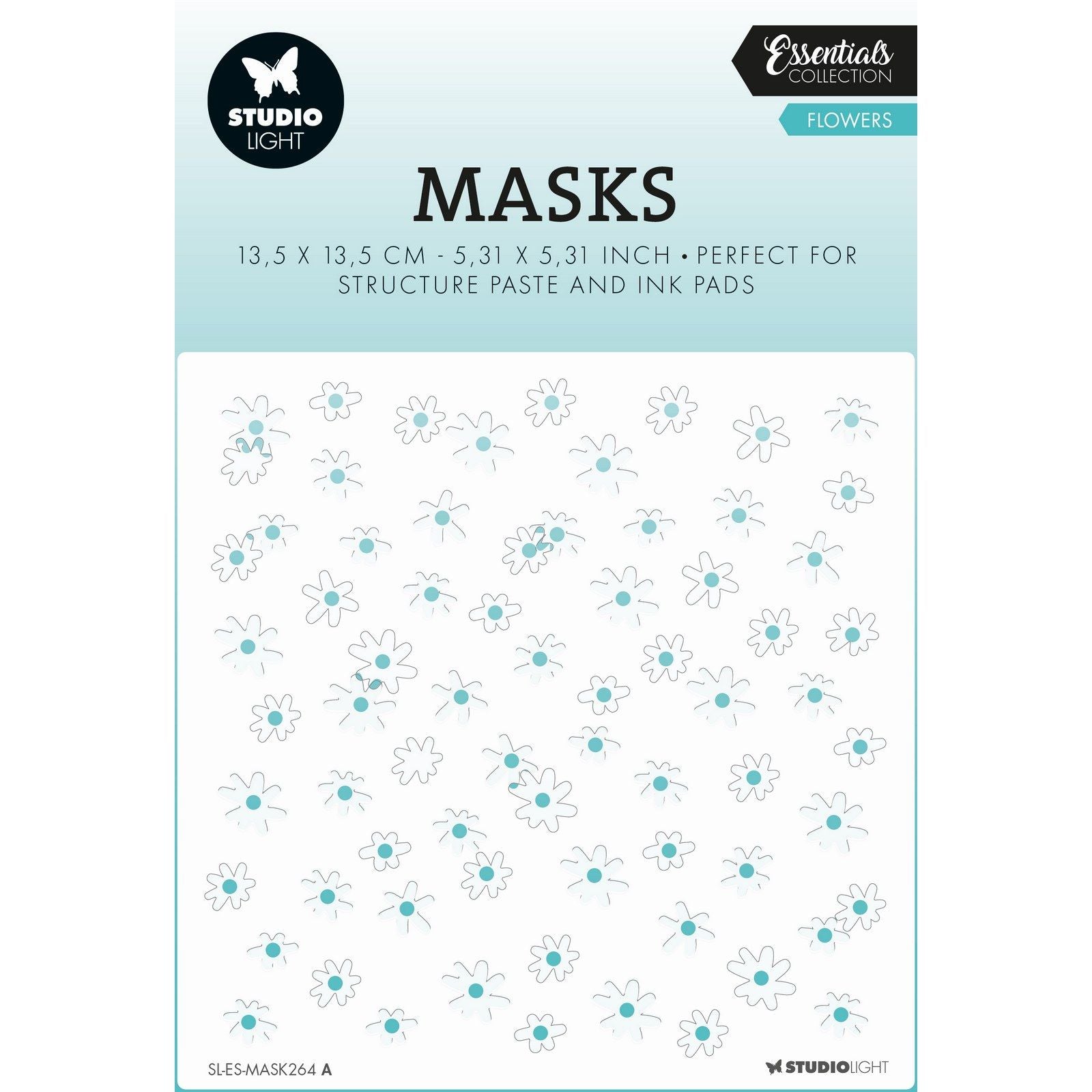 Studio Light • Fleurs au pochoir pour masque essentiel
