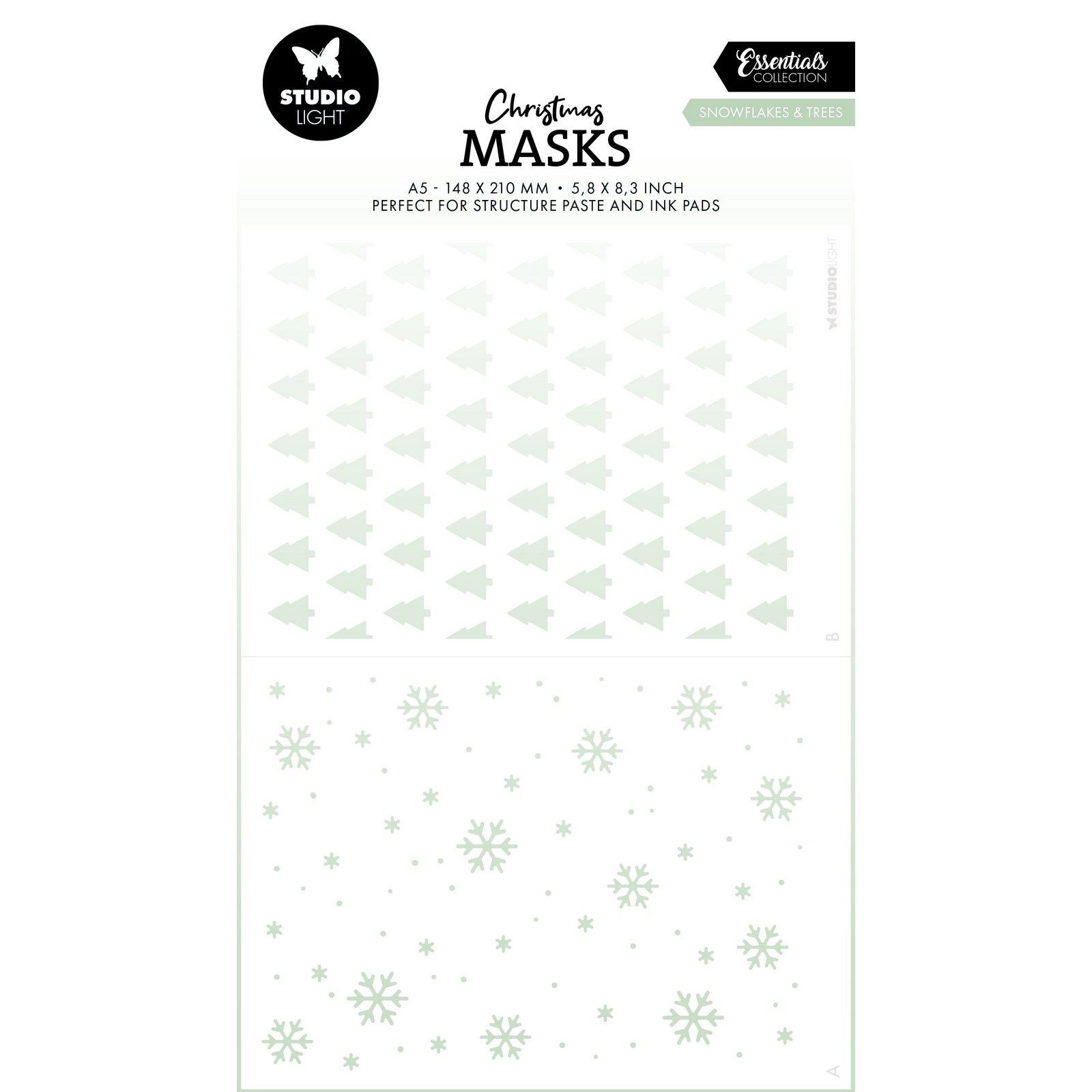 Studio Light • Masque essentiel pour les flocons de neige, les arbres