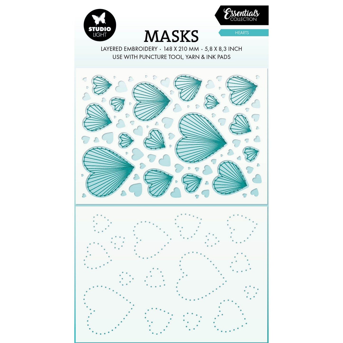 Studio Light • Outil de perforation essentiel, masque, cœurs