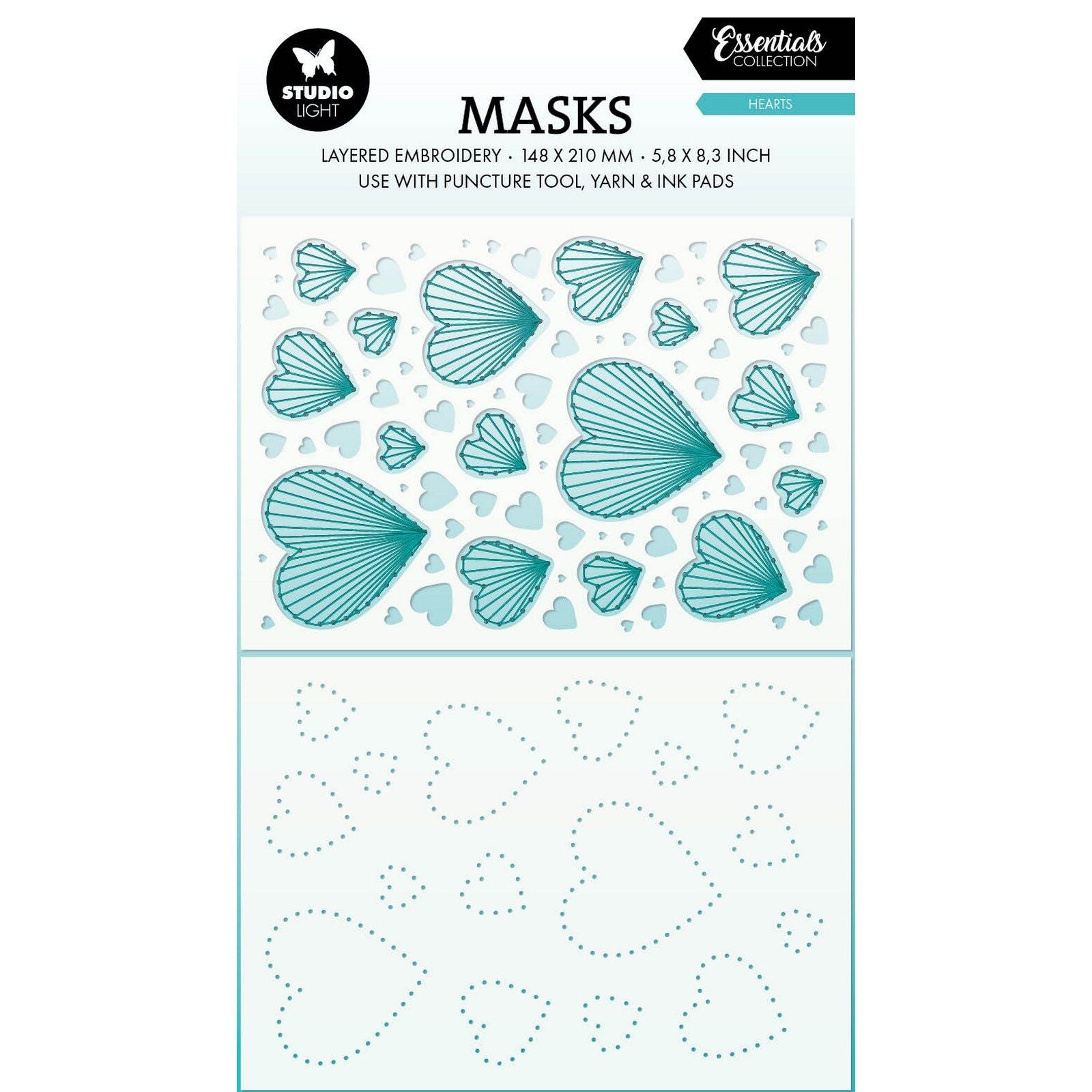 Studio Light • Outil de perforation essentiel, masque, cœurs