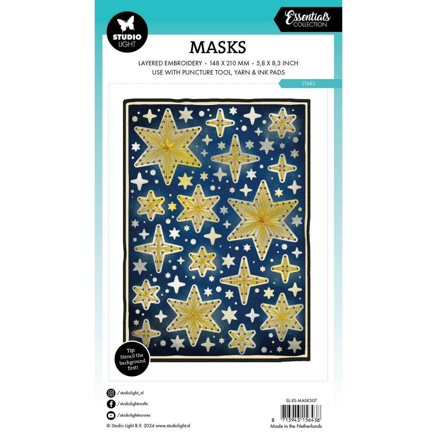 Studio Light • Essentiels outil de perforation masque étoiles