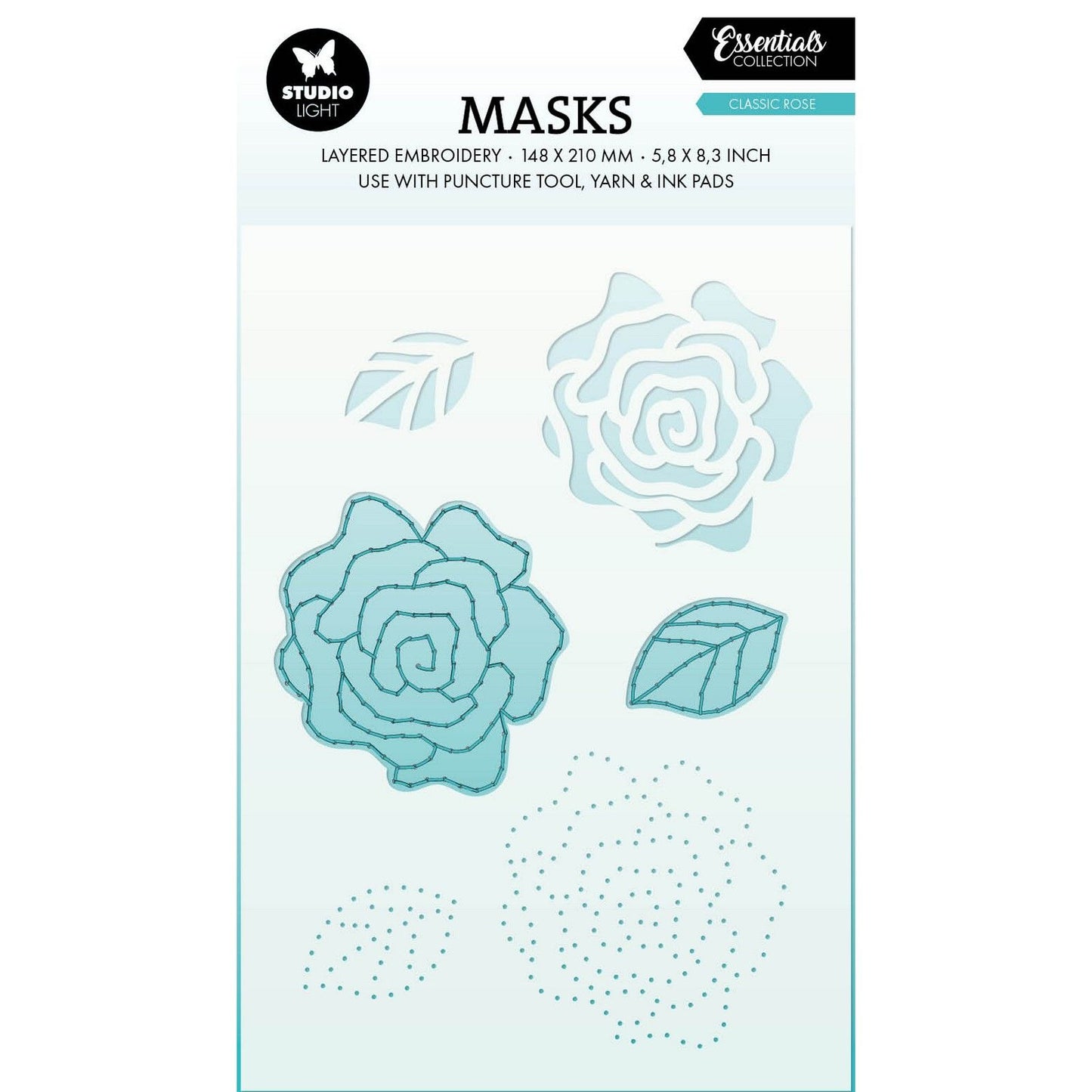 Studio light • broderie masque essentiel - rose classique