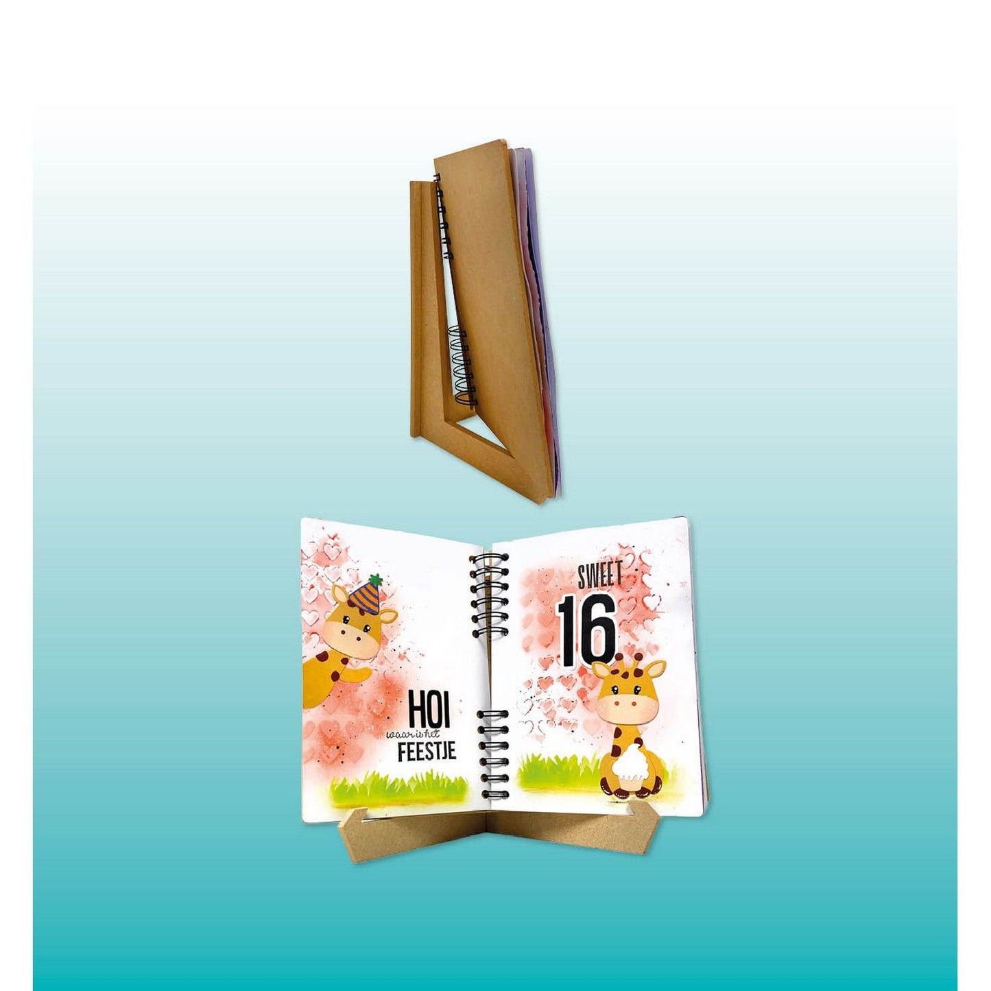 Studio light • support en toile pour journal essentiel mdf a5