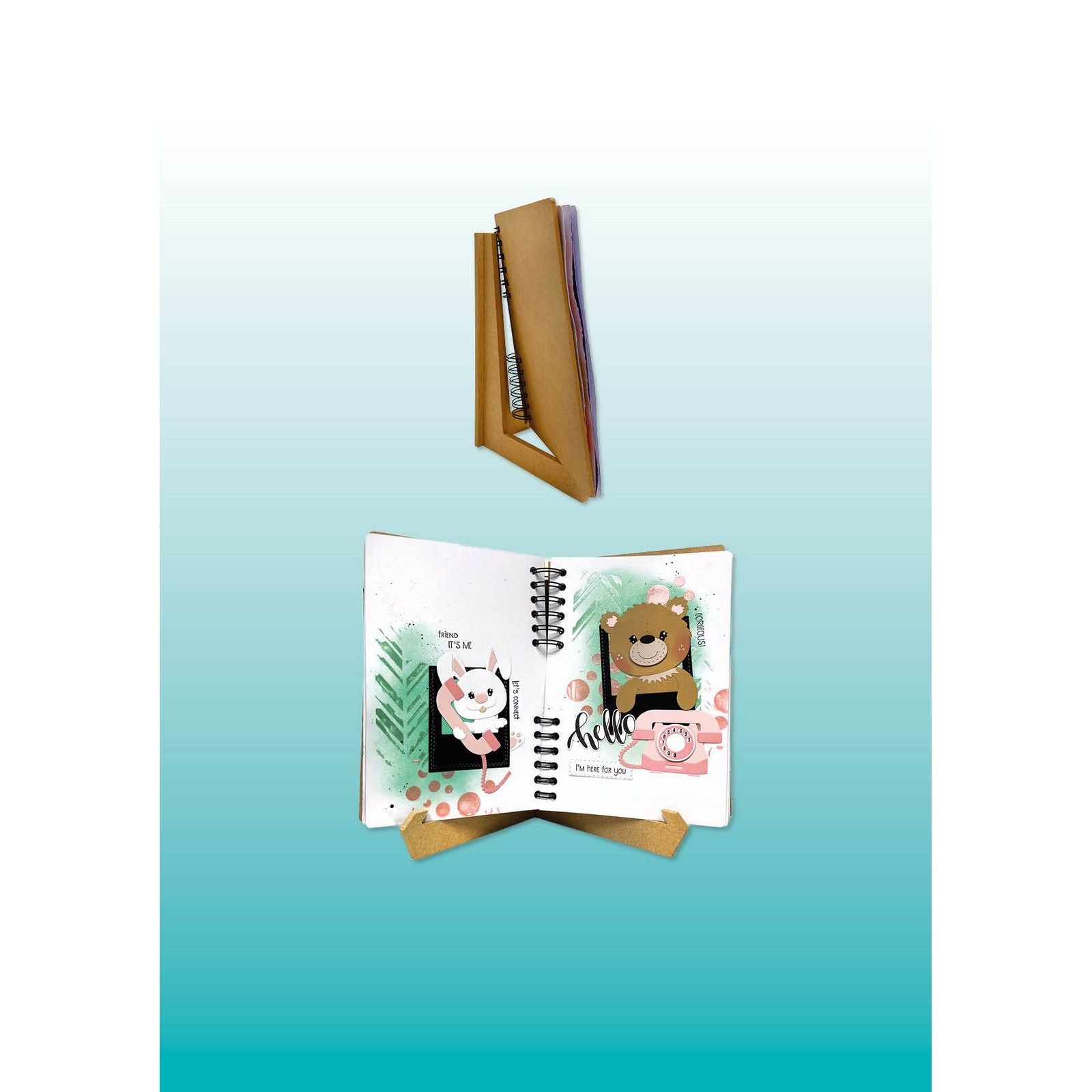 Studio light • support en toile pour journal essentiel mdf a4