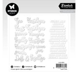 Lampe de studio • Éléments essentiels en papier Argent Souhaits de Noël - afbeelding 2
