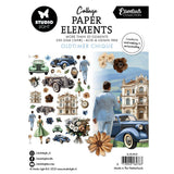 Lampe de studio • éléments essentiels en papier oldtimer chic - afbeelding 1