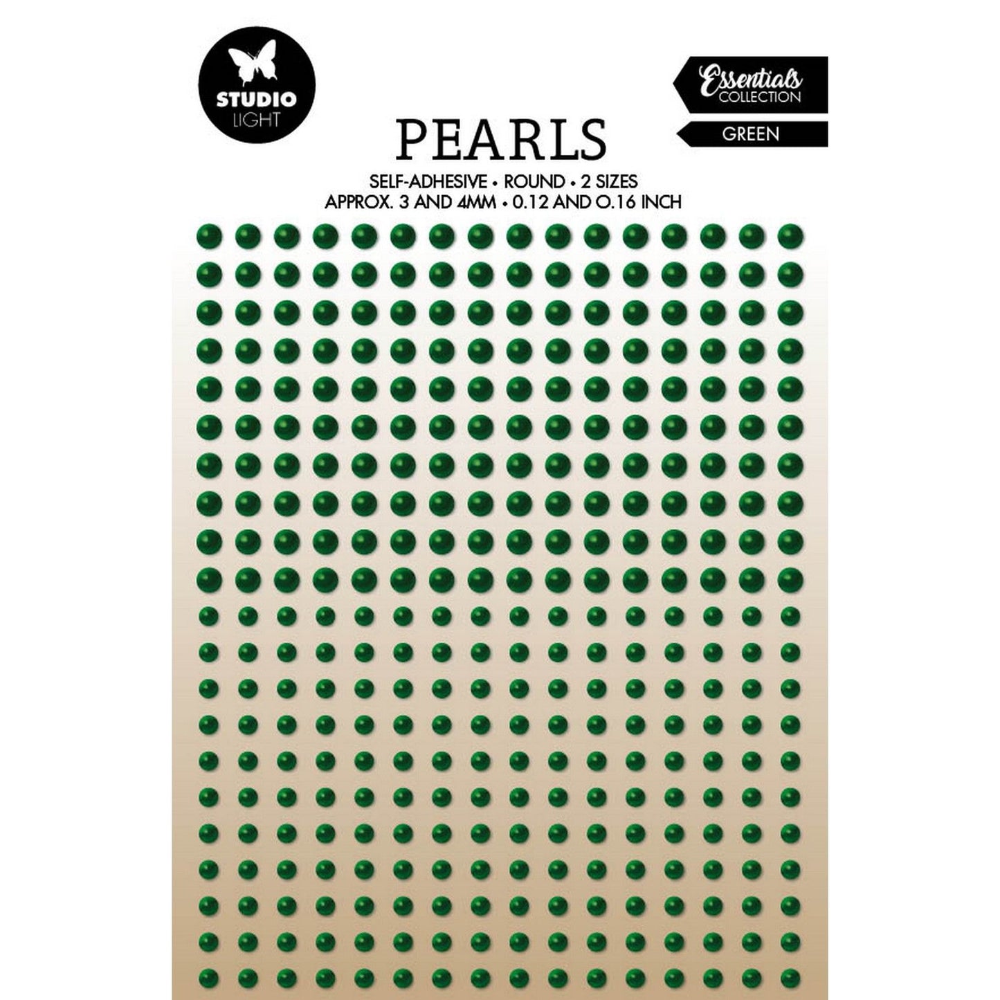 Lampe studio • essentials perles autocollantes vert