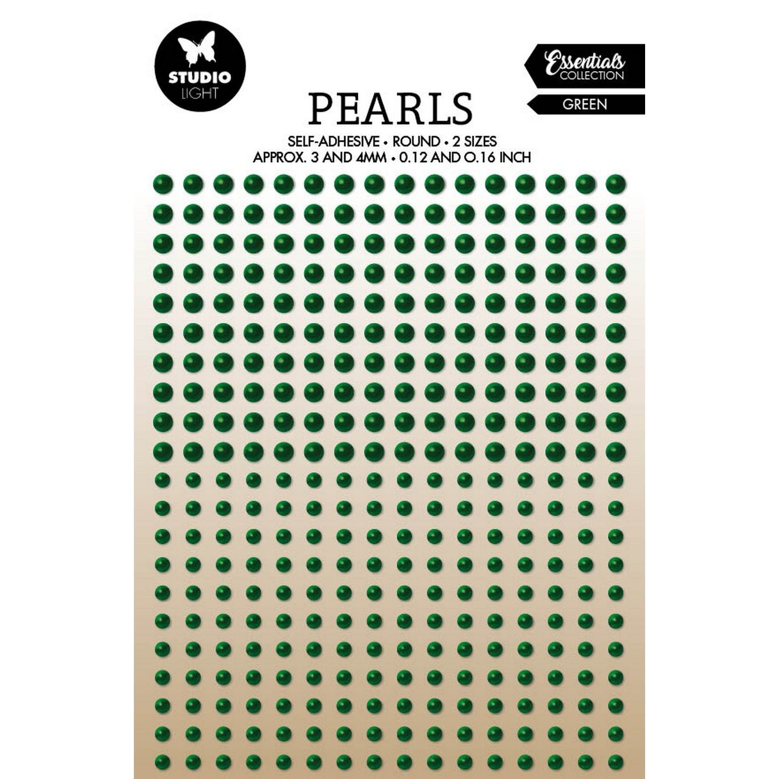 Lampe studio • essentials perles autocollantes vert