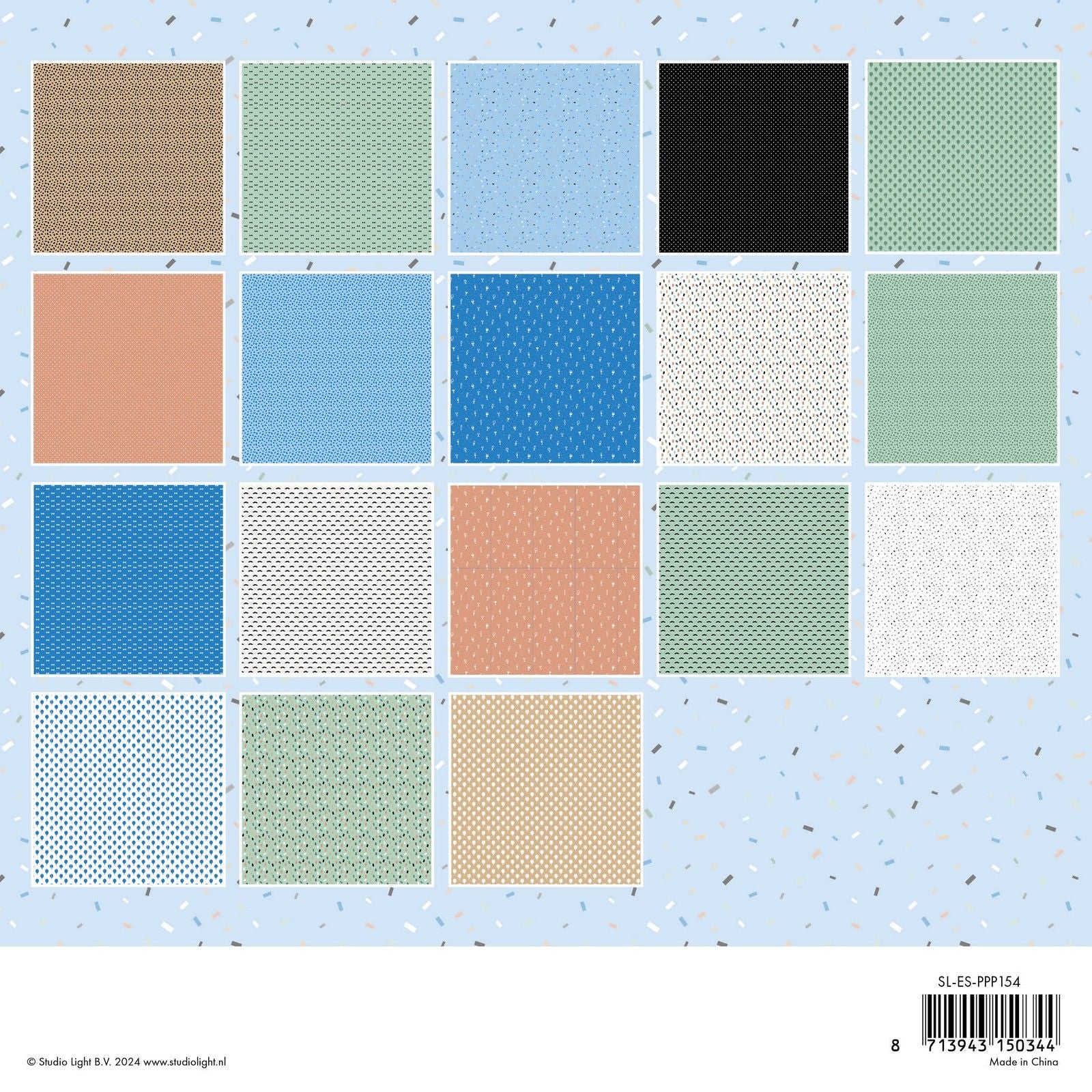 Lumière de studio • Conceptions d'arrière-plan de blocs de papier à motifs essentiels
