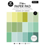 Studio light • bloc de papier à motifs essentiels nuances de vert - afbeelding 1