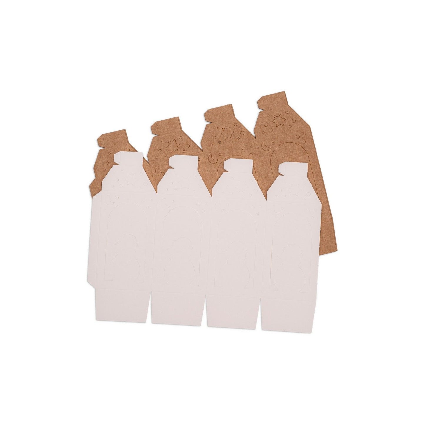 Lampe de studio • lanternes en papier découpées essentielles, bonhomme de neige