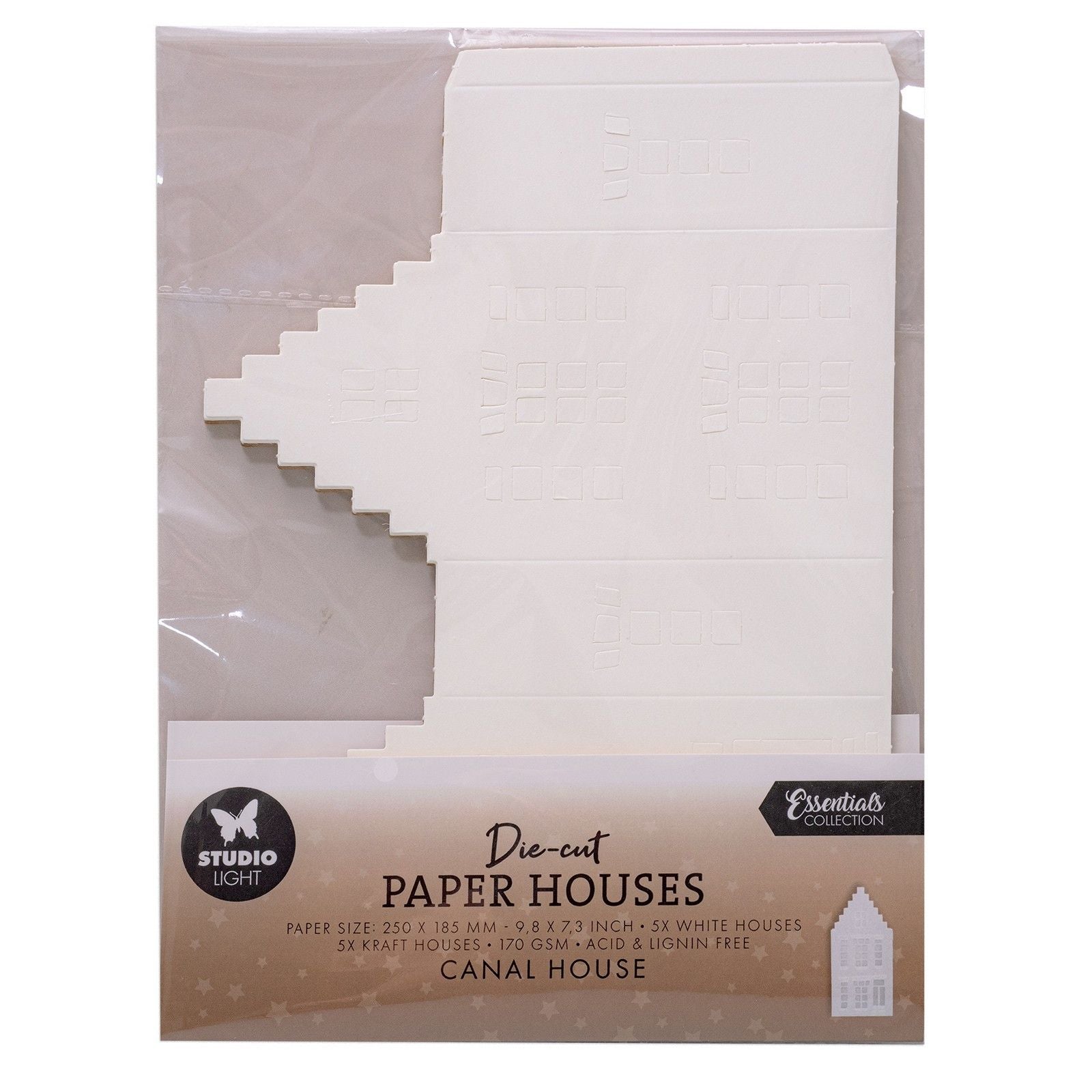 Studio light • essentiels maisons en papier découpé maison du canal