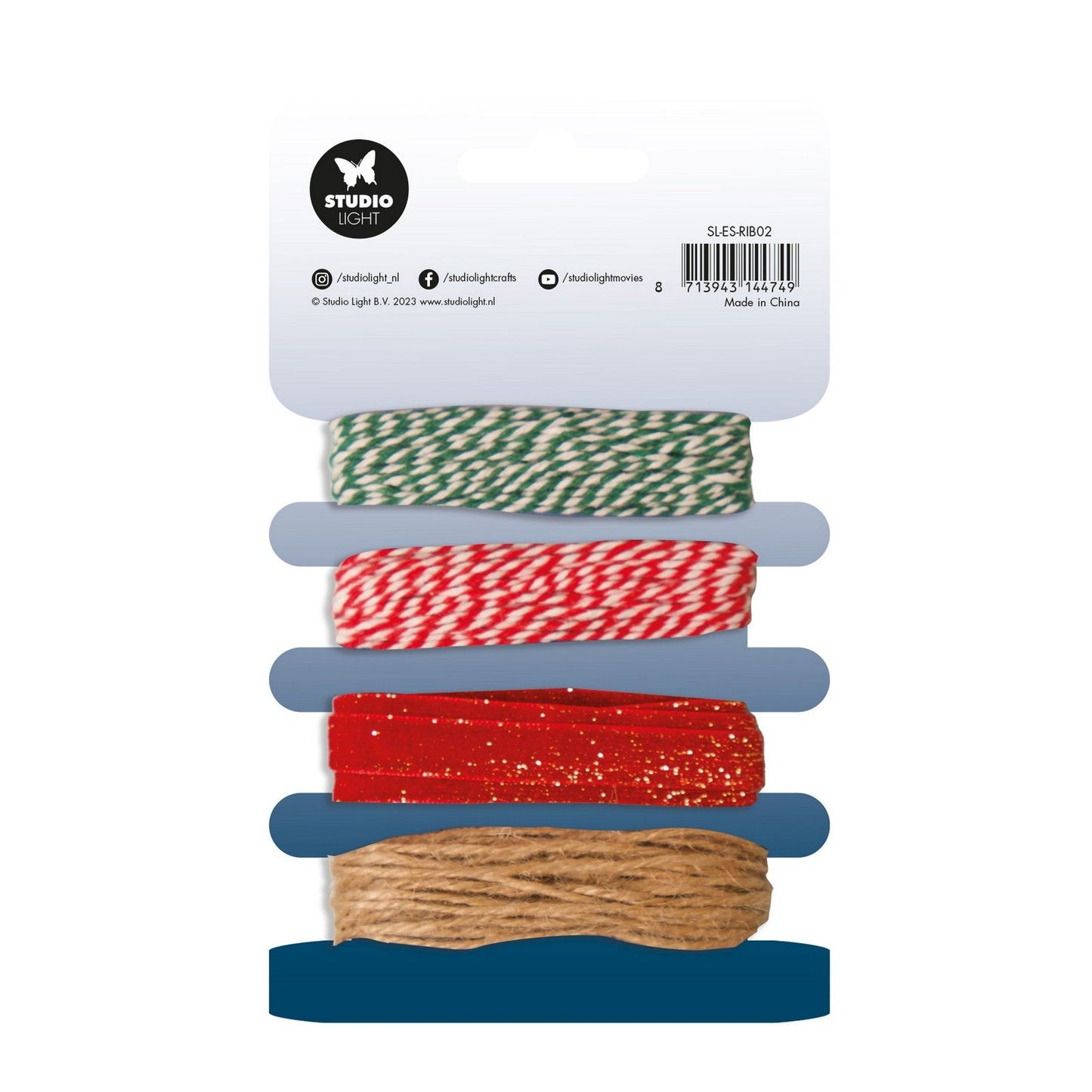 Lampe de studio • Ficelle artisanale en ruban essentiel