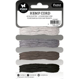 Lampe studio • consommables cordon chanvre nuances de gris - afbeelding 2