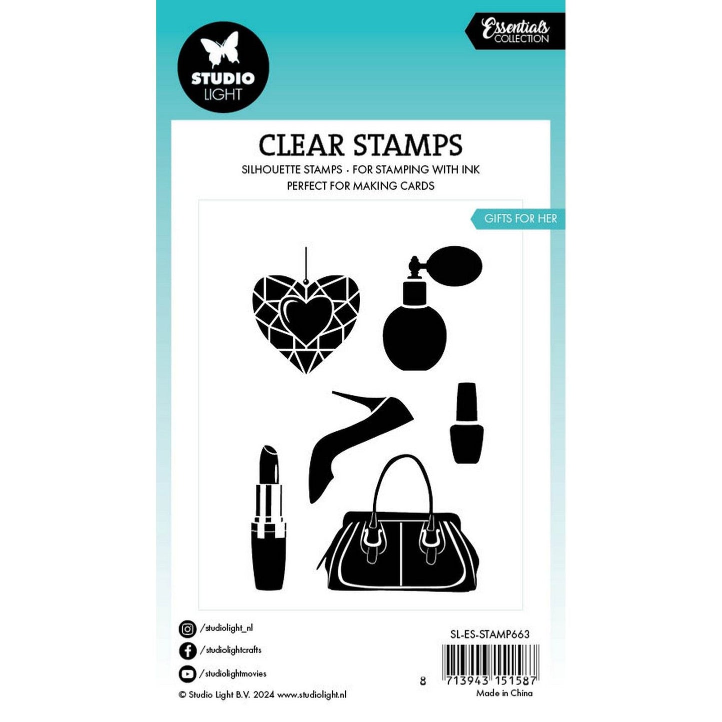 Studio Light • Cadeaux de tampons transparents essentiels pour elle