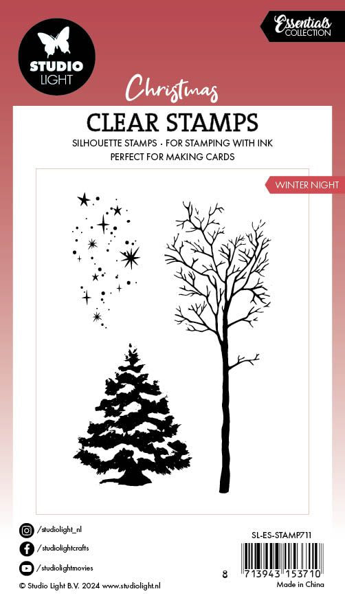 Lampe de studio • Essentiels tampon transparent nuit d'hiver