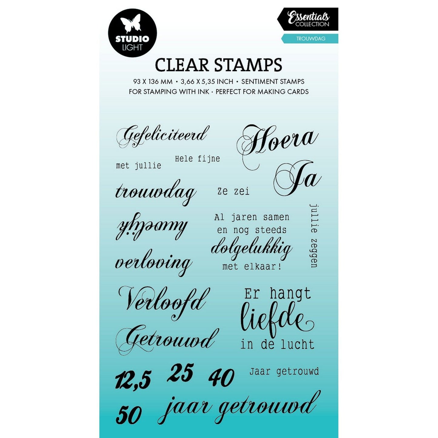 Studio Light • Essentiels tampons transparents le jour du mariage
