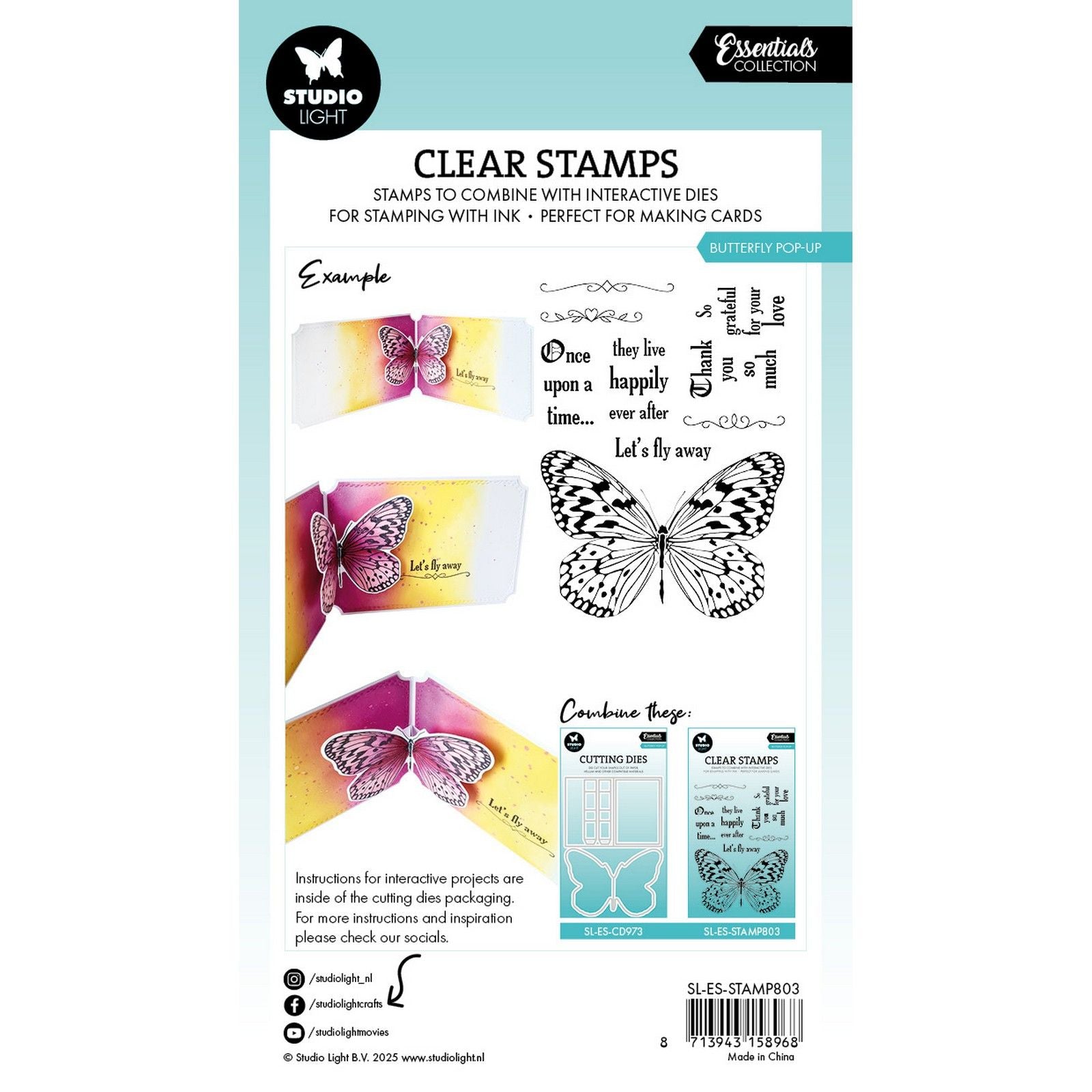 Studio light • pop-up à tampon transparent essentiel