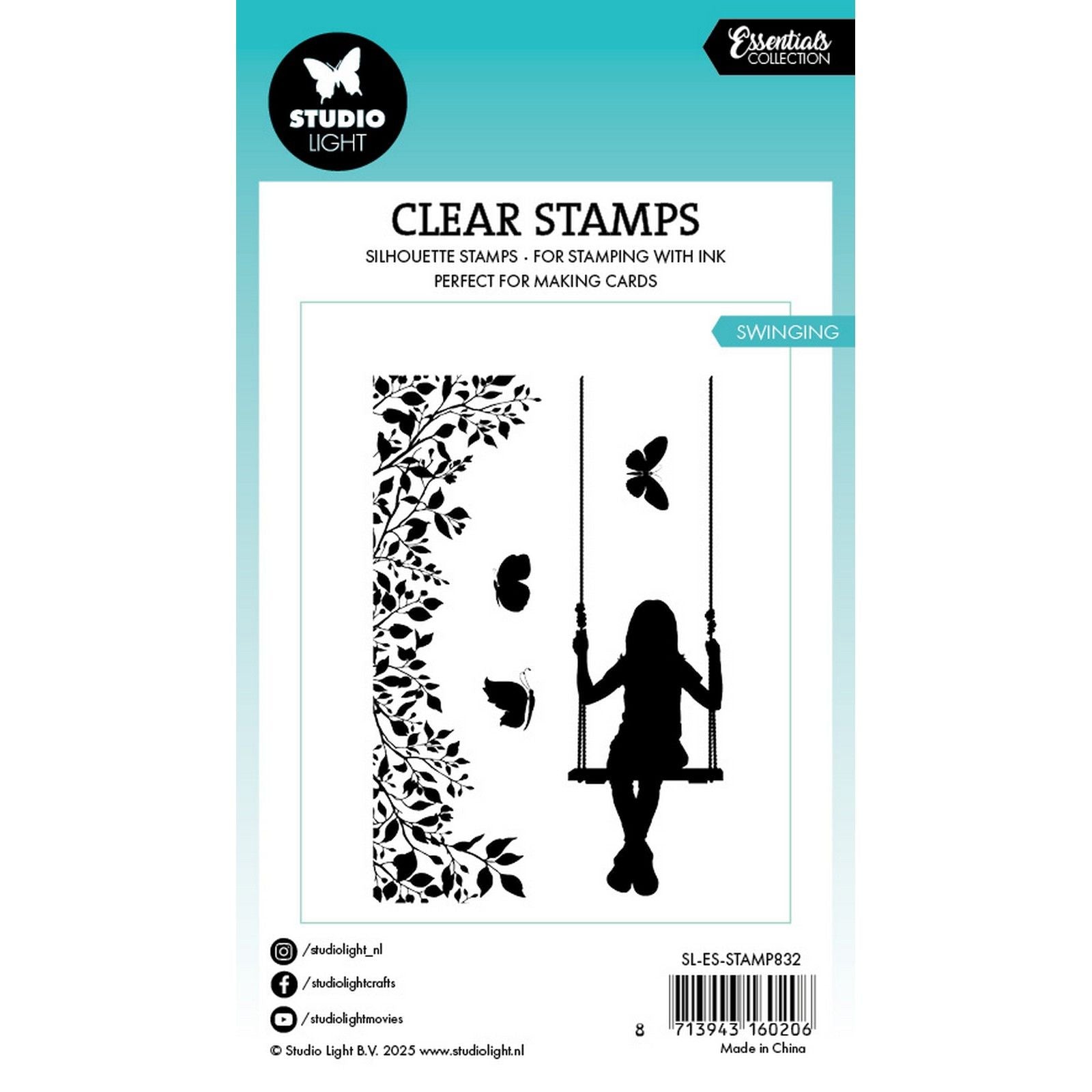 Lampe de studio • Essentiels tampon transparent oscillant