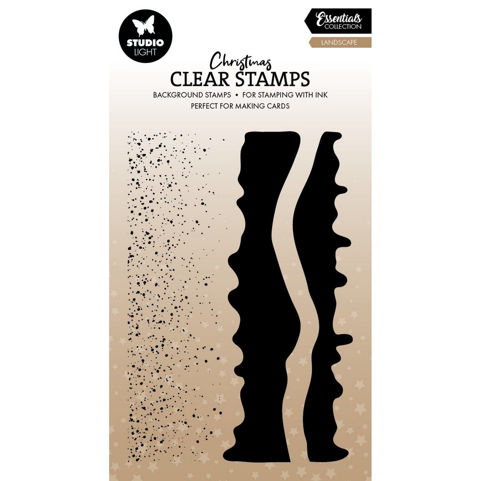 Studio Light • Essentiels tampon transparent paysage de neige