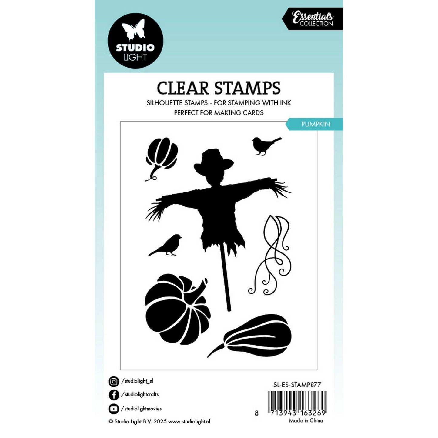 Studio Light • Essentiels tampon transparent citrouille
