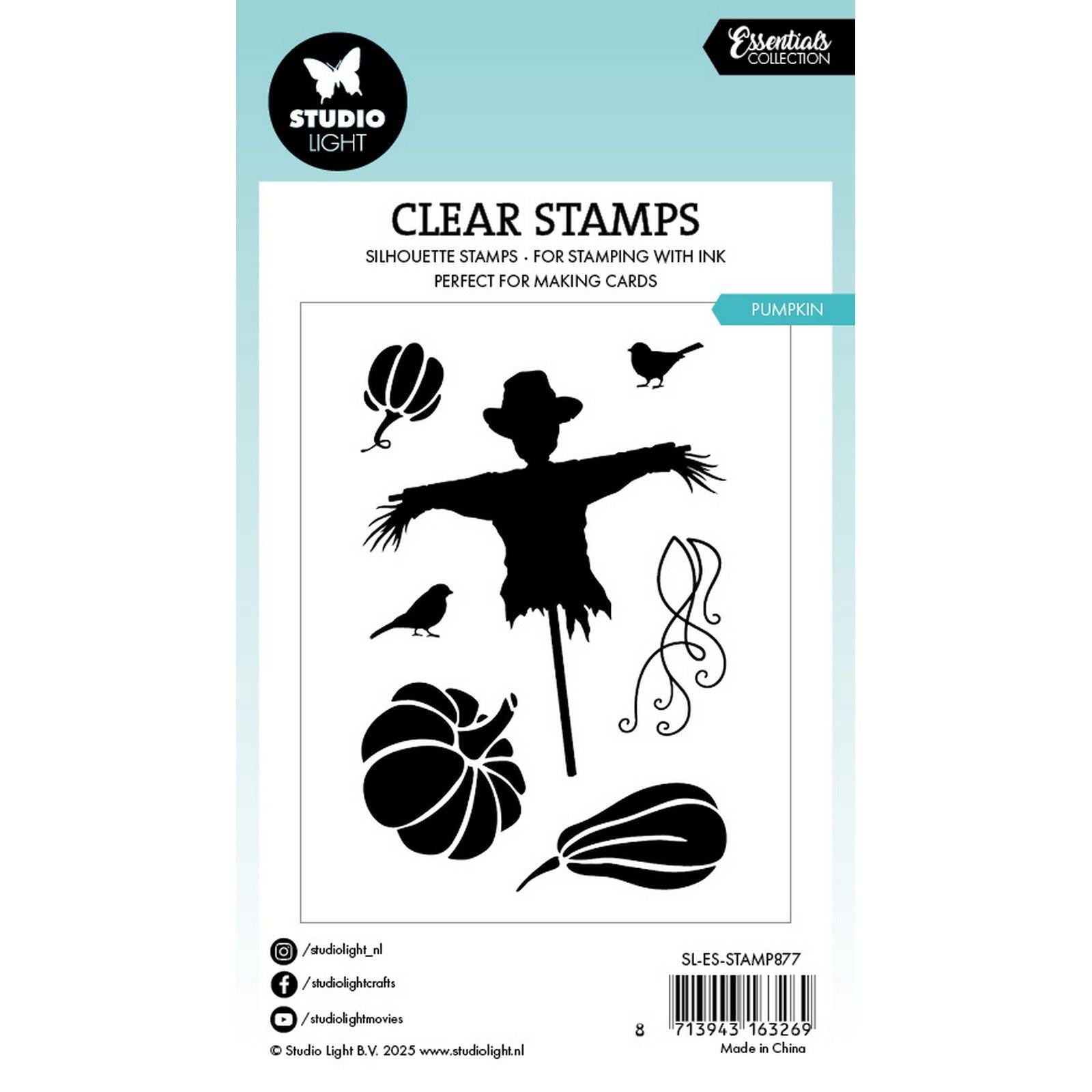 Studio Light • Essentiels tampon transparent citrouille