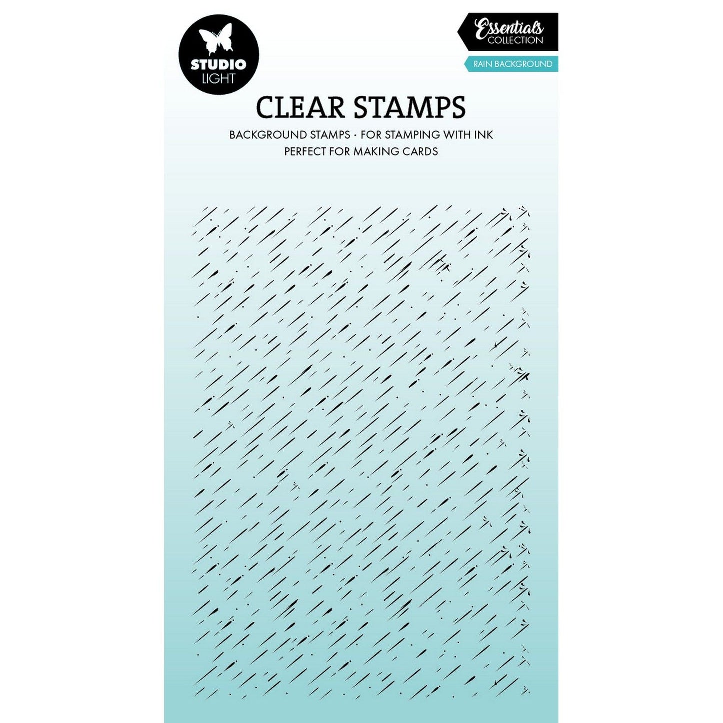 Lumière de studio • Essentiels, tampon transparent, fond de pluie