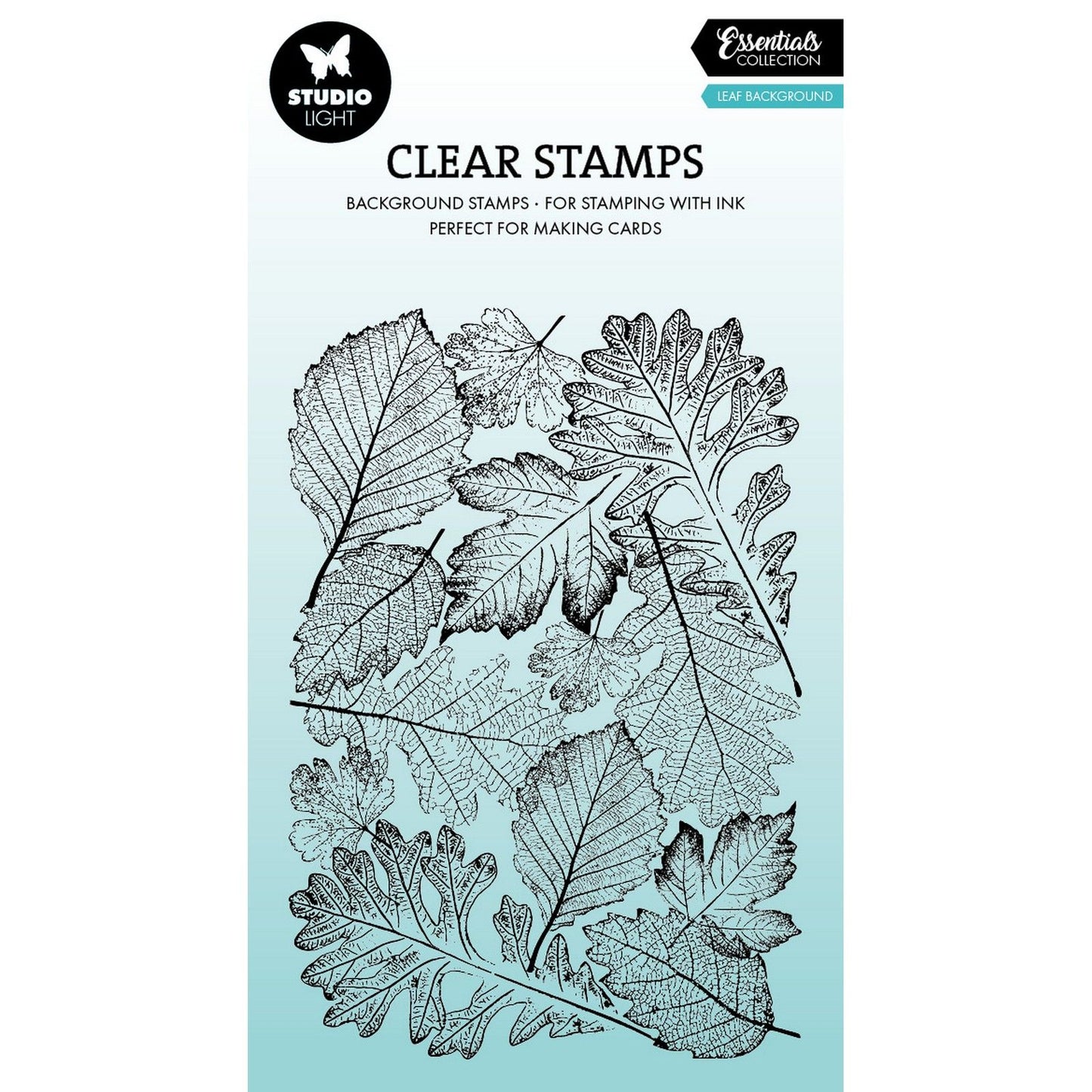Lumière de studio • Essentiels, fond de feuille de tampon transparent